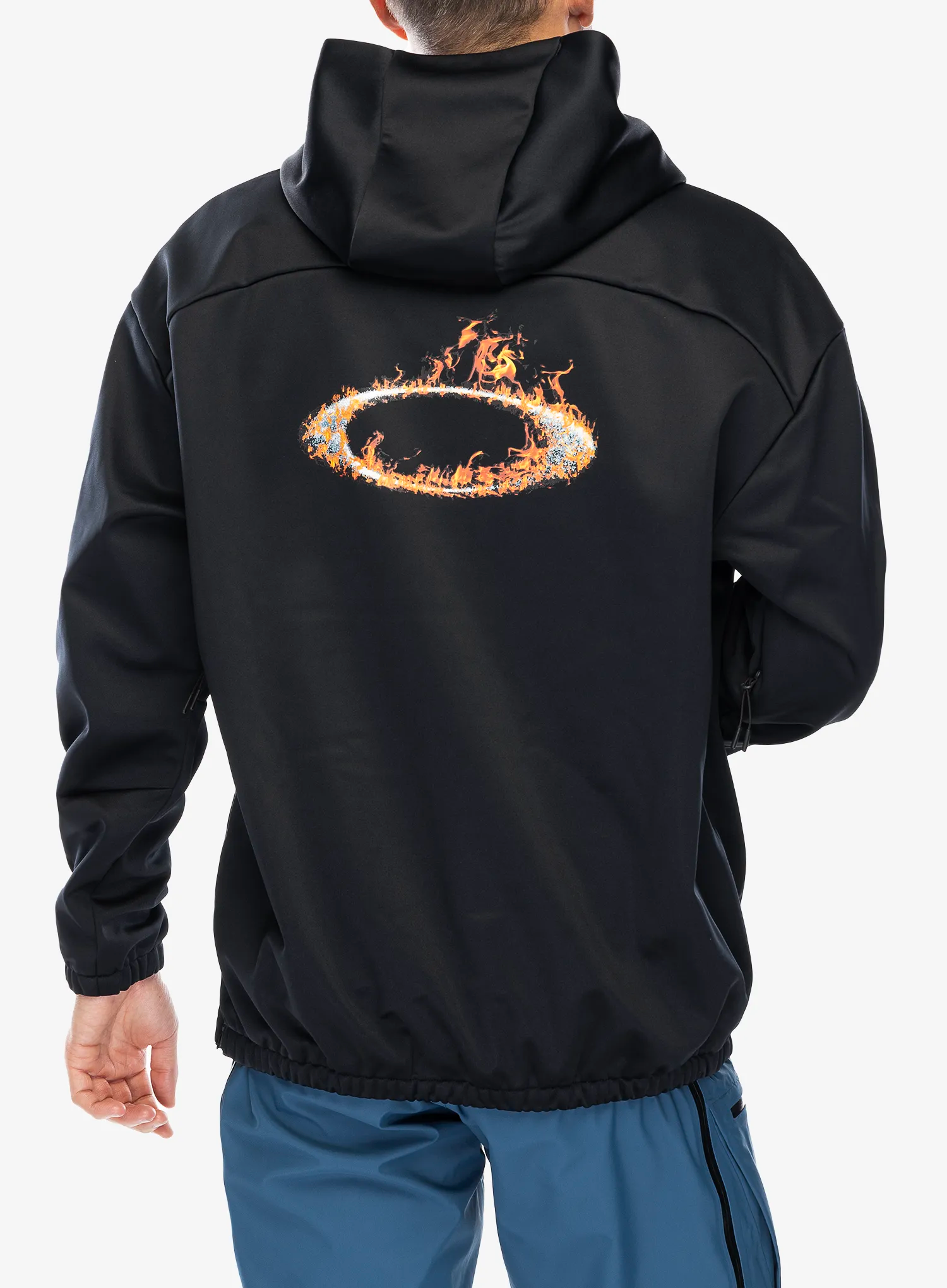 Кофта з каптуром Oakley Solar Rail Softshell Hoodie - blackout