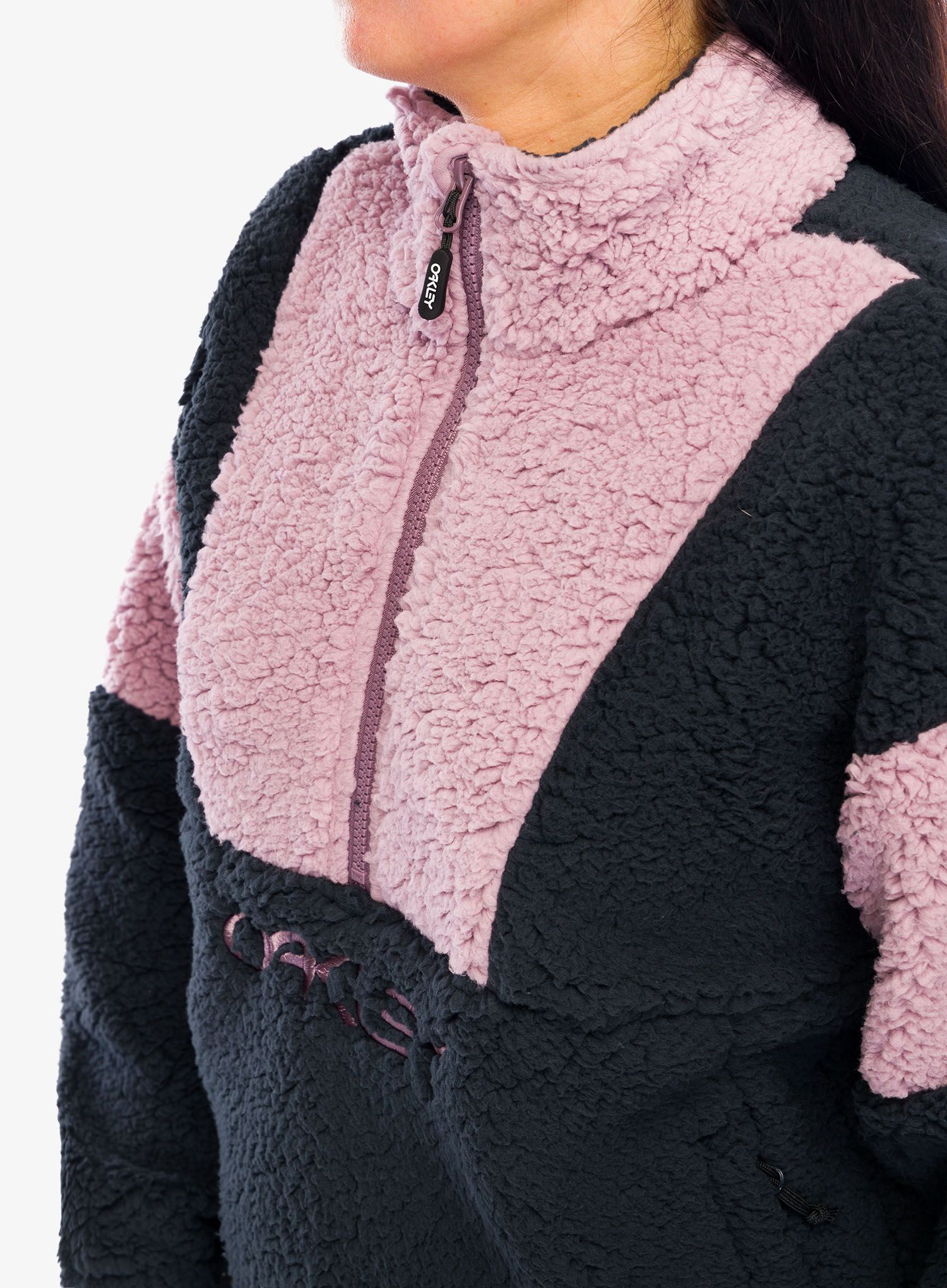 Кофта флісова жіноча Oakley TNP Ember Half Zip RC Fleece - toadstool/black