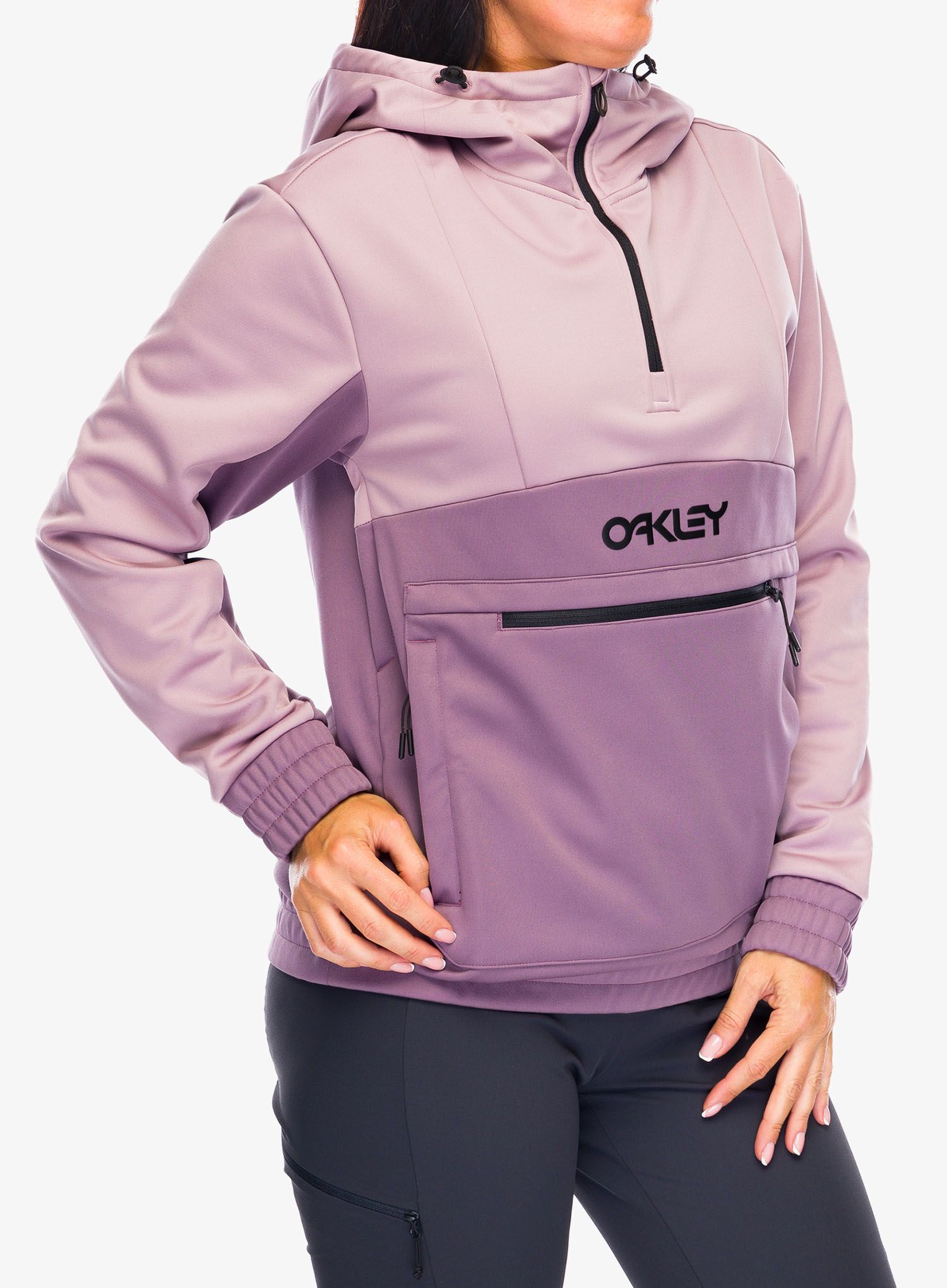 Куртка softshell жіноча Oakley TNP Nose Grab Softshell Hoodie - double toadstool