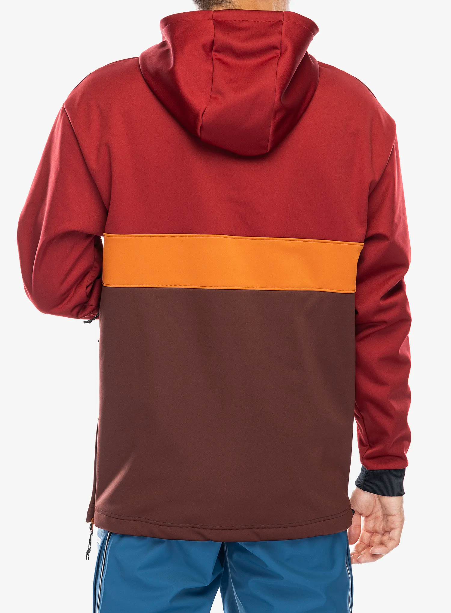Куртка лижна Oakley Tnp Nose Grab Softshell Hoodie - grenache/iron red