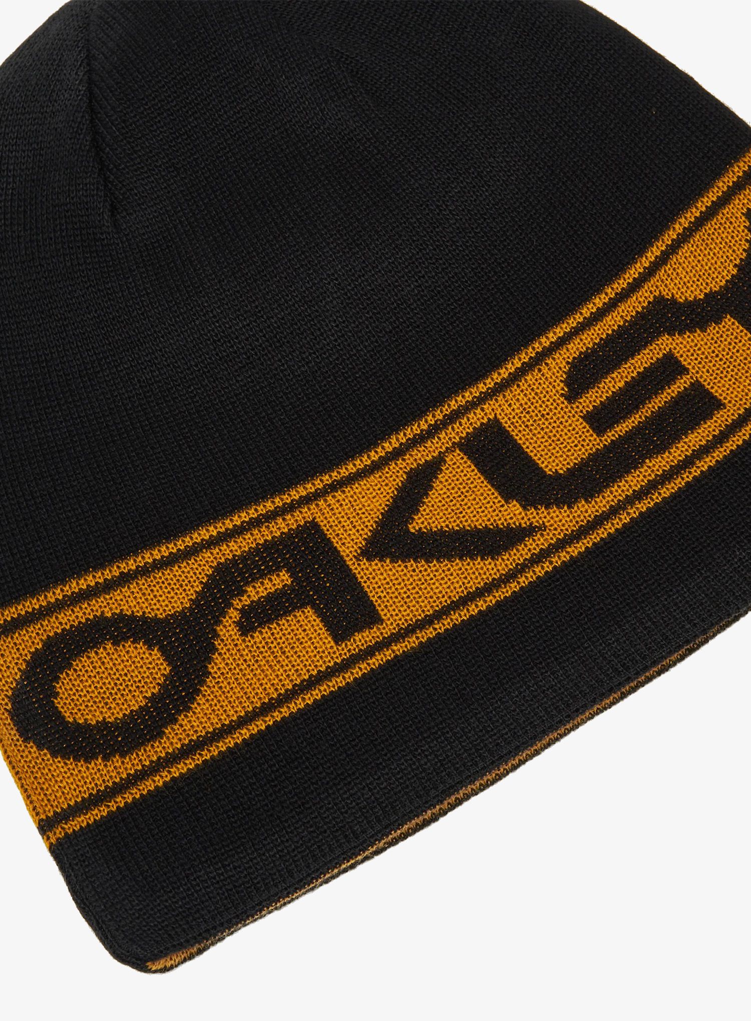 Шапка зимова Oakley Tnp Reversible Beanie - blackout/amber yellow