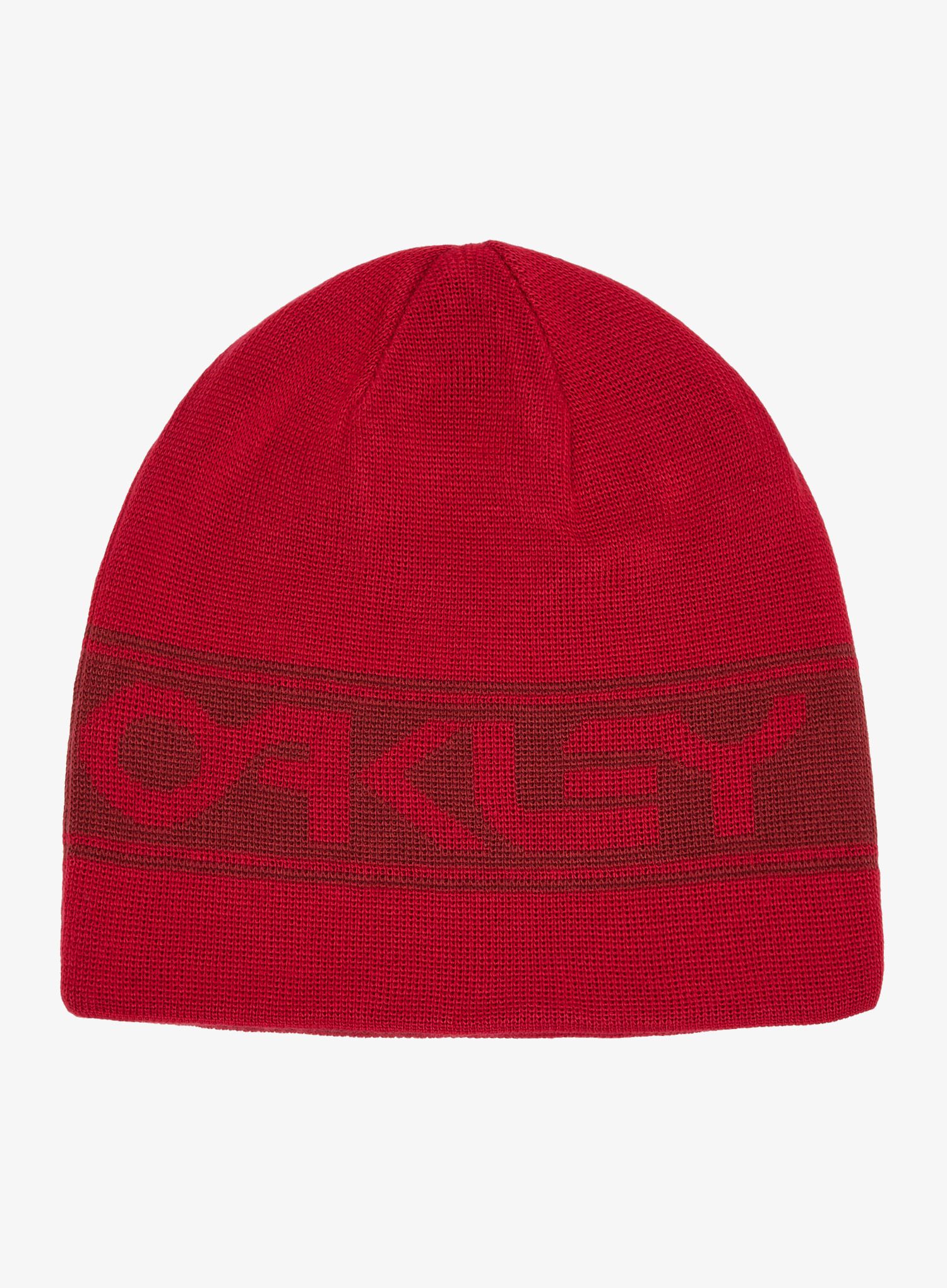 Шапка зимова Oakley Tnp Reversible Beanie - red line/iron red