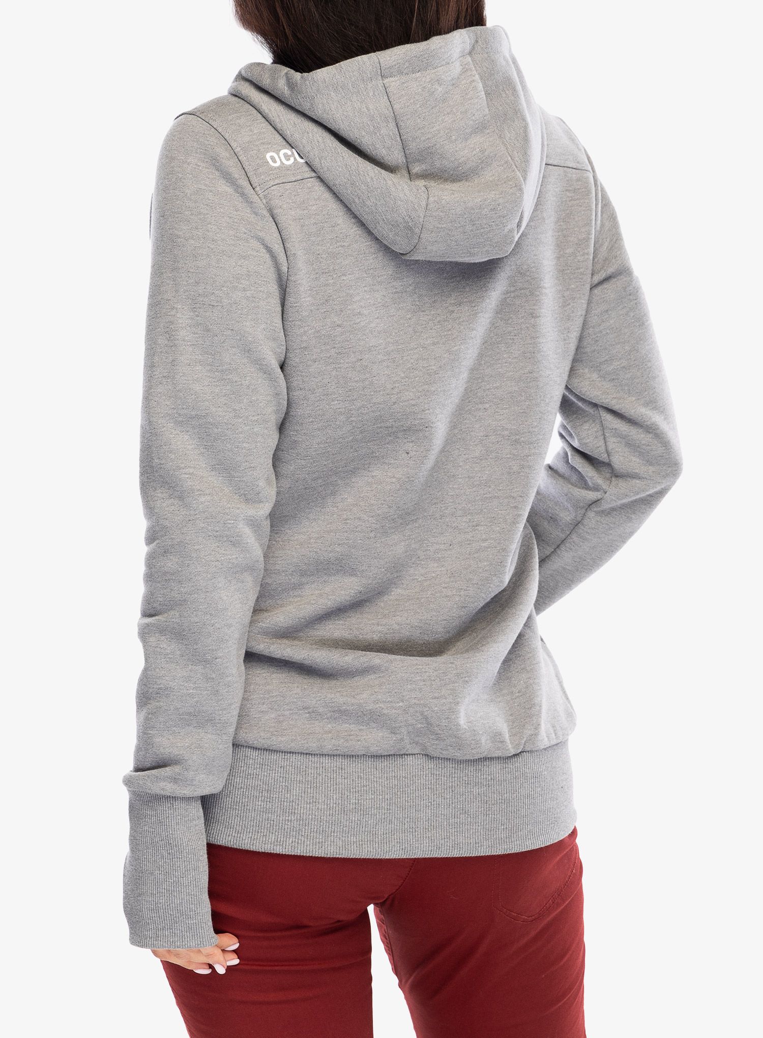 Кофта з каптуром жіноча Ocun Hoodie - grey paloma/silverscone