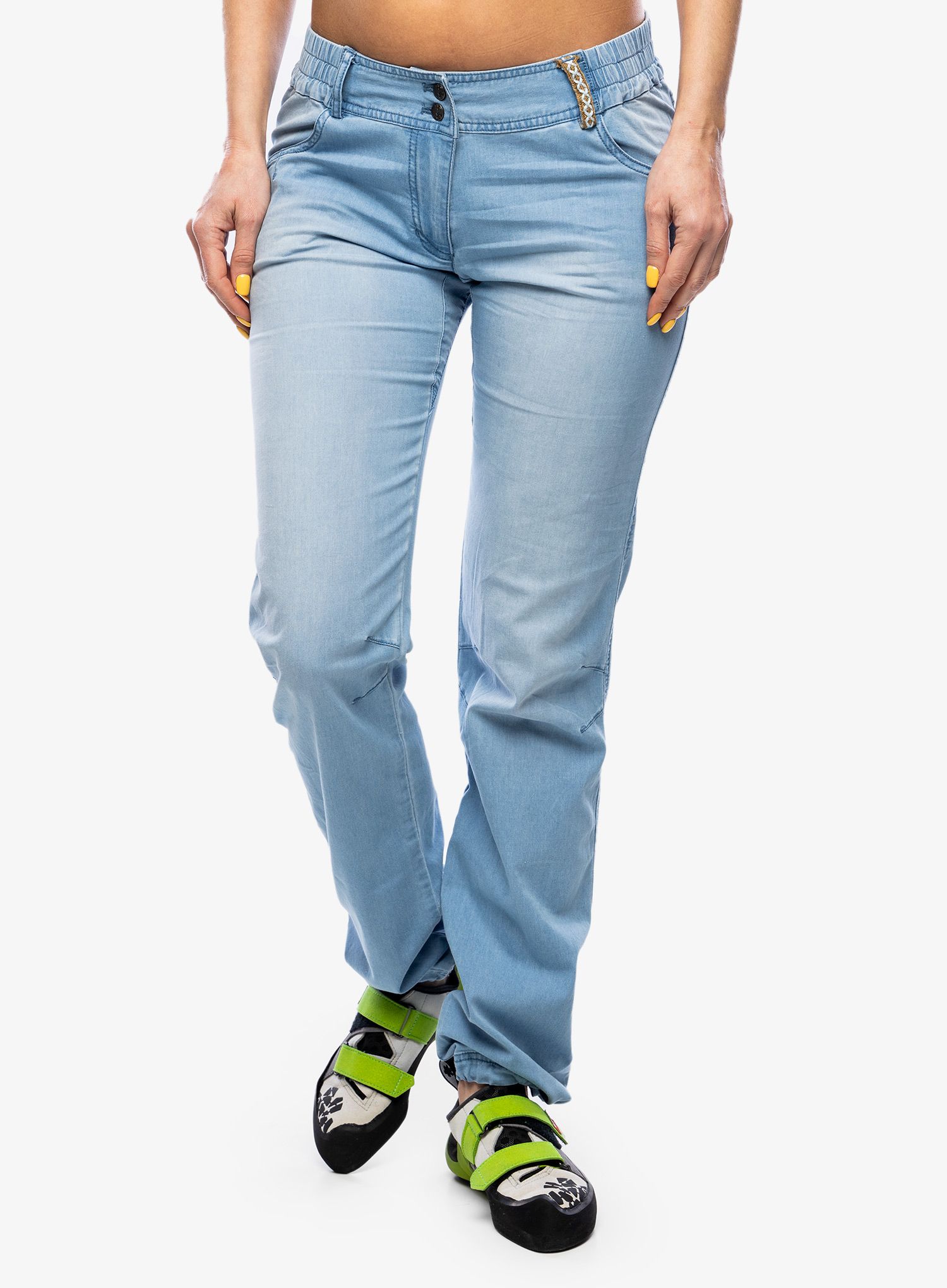 Штани скелелазні жіночі Ocun Inga Jeans - light blue