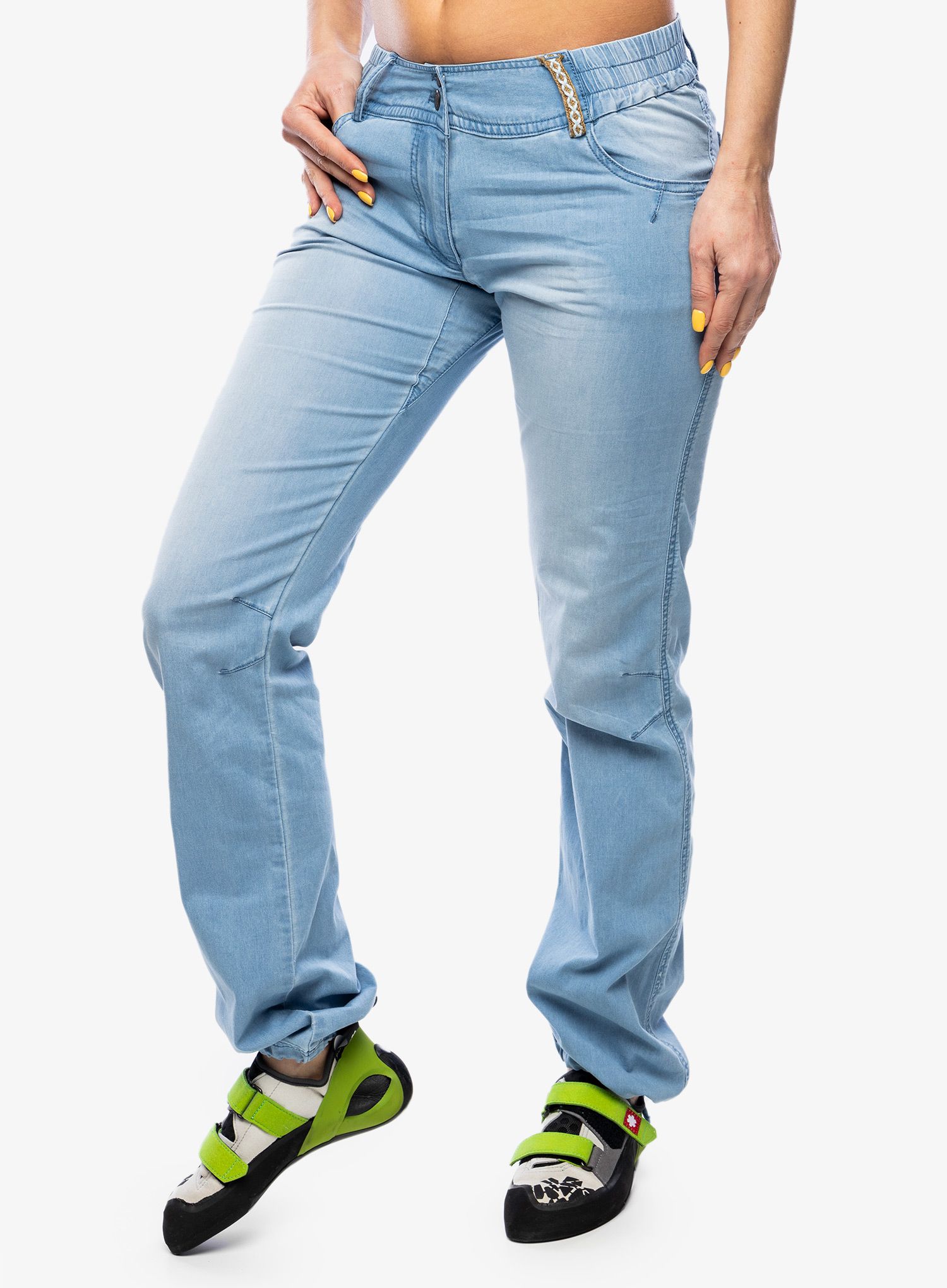Штани скелелазні жіночі Ocun Inga Jeans - light blue