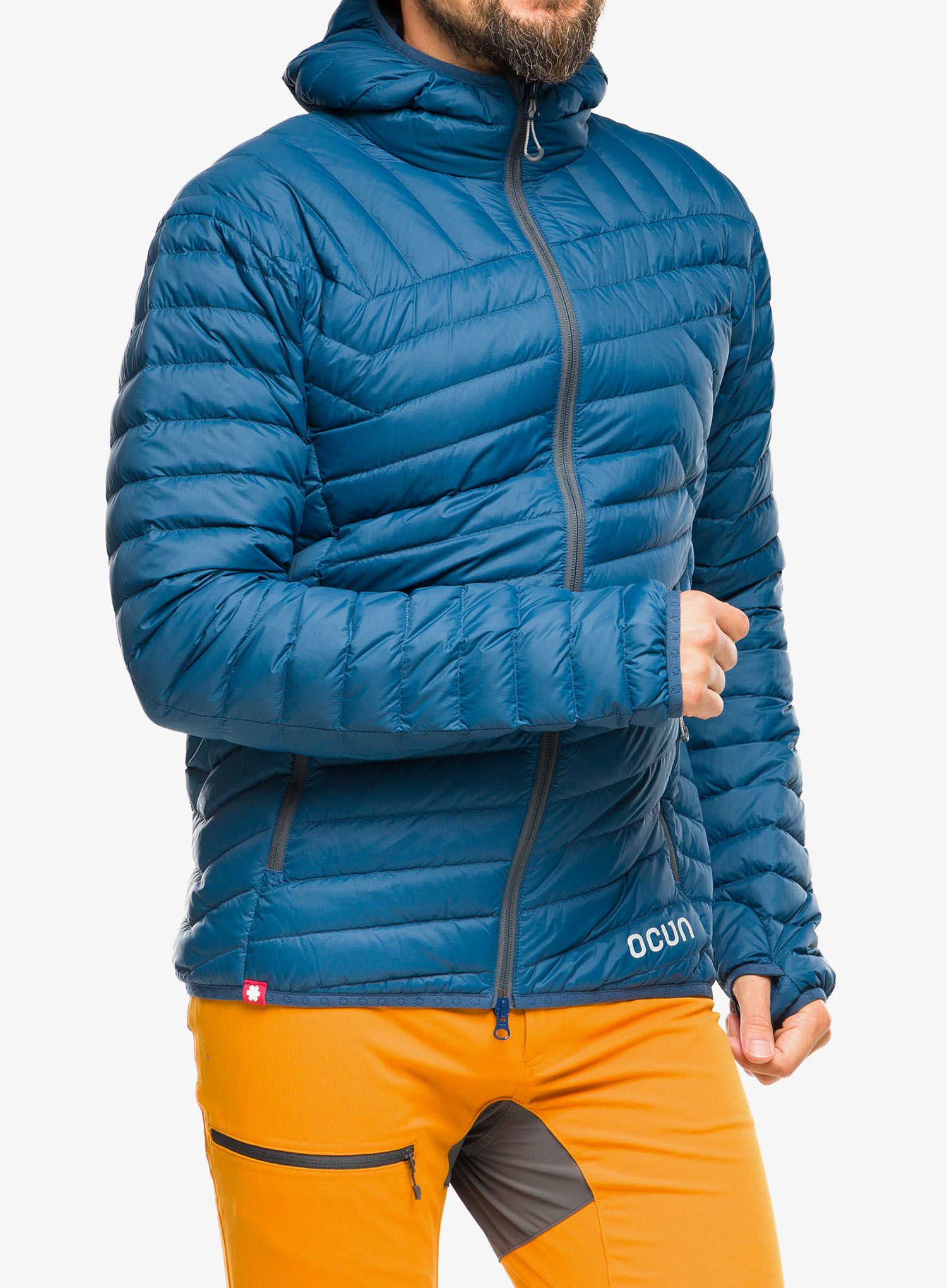 Пуховик Ocun Tsunami Eco - blue opal/iron gate