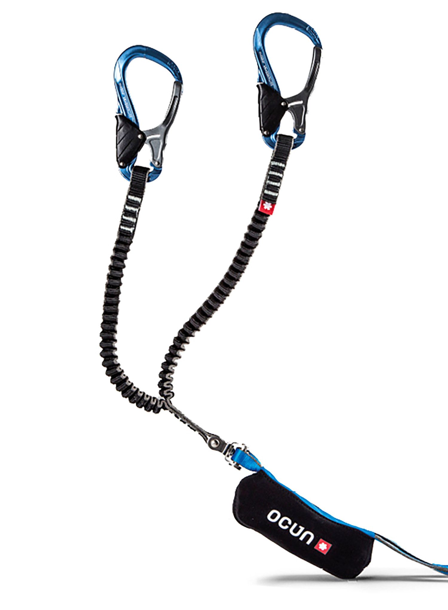 Набір віа феррата Ocun Via Ferrata Twist Tech Captur Pro Swivel Set - grey/blue