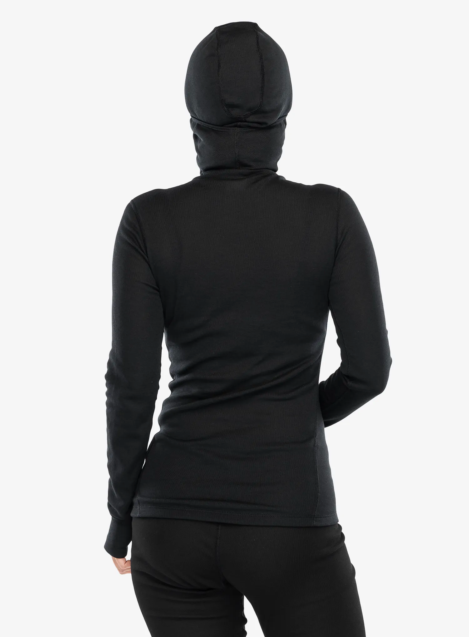 Термокофта жіноча Odlo Active Warm BL Top Facemask LS - black