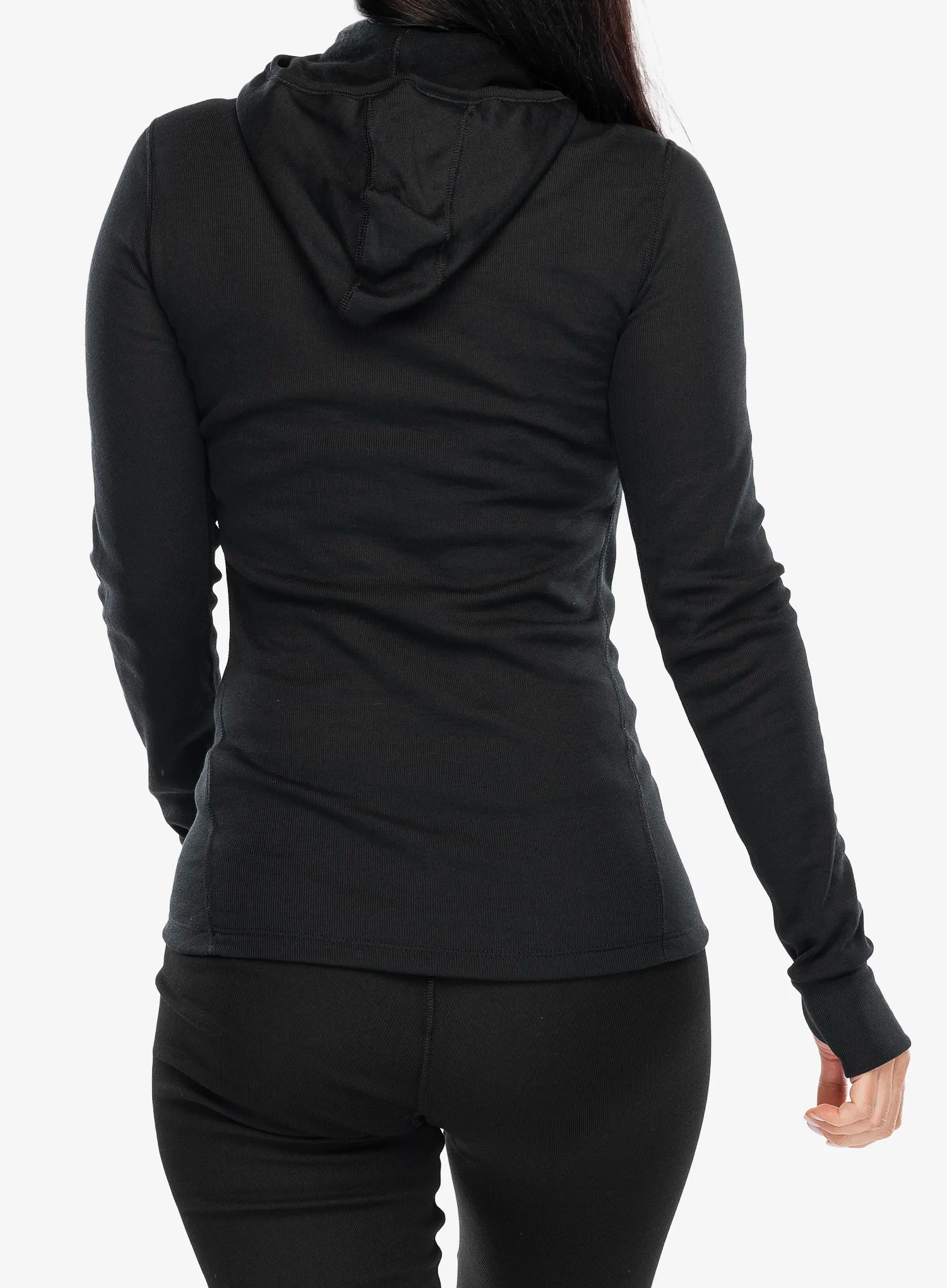 Термокофта жіноча Odlo Active Warm BL Top Facemask LS - black