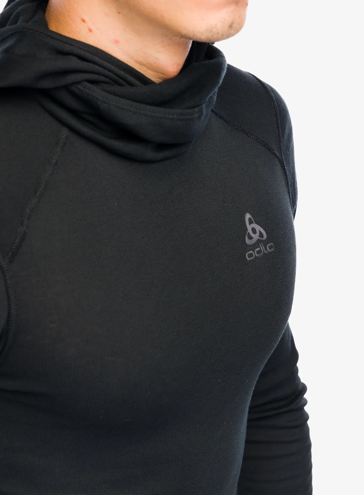 Термокофта Odlo Active Warm BL Top Facemask LS - black