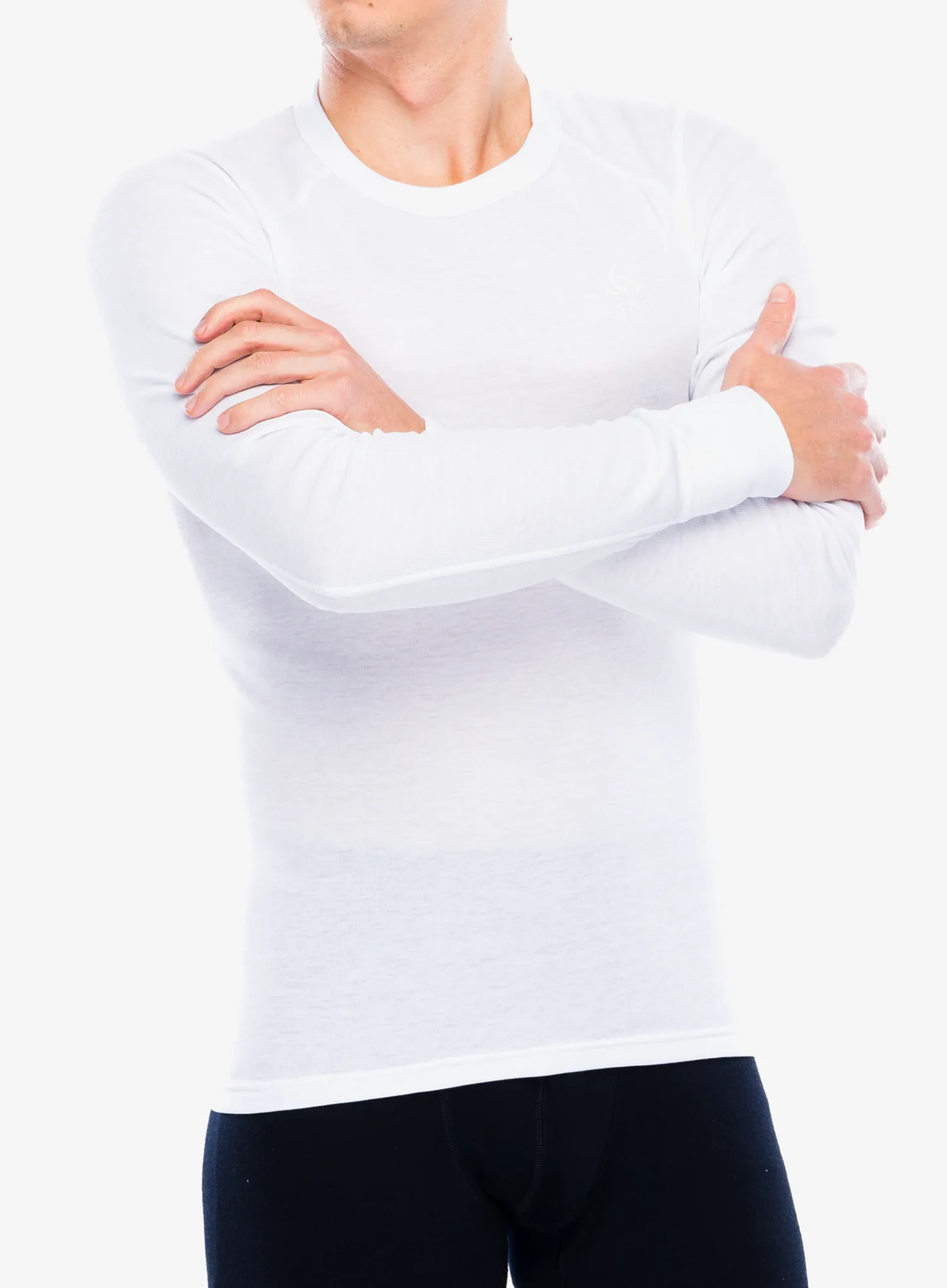 Термокофта Odlo Active Warm Eco BL Top Crew Neck LS - white