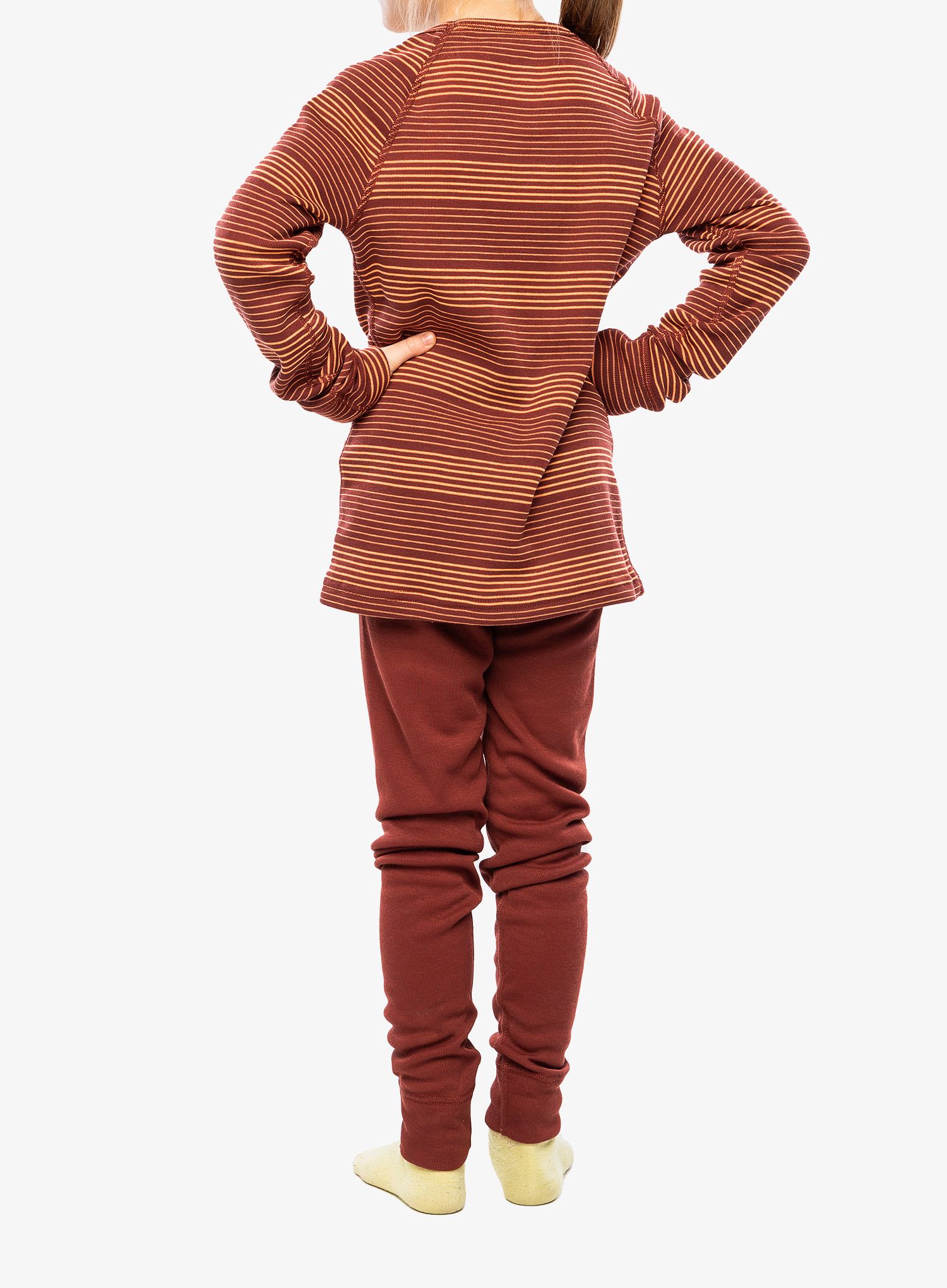 Білизна термоактивна для дітей Odlo Active Warm Eco Set Set Long - spiced apple/live wire