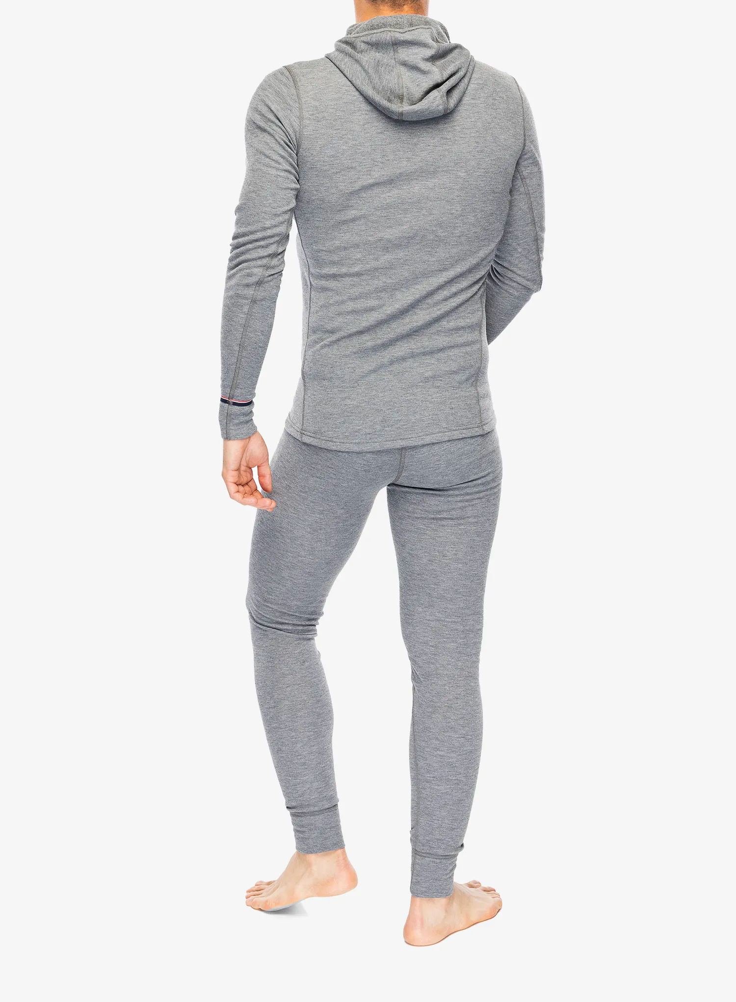 Термокофта Odlo Active Warm Originals BL Top Facemask LS - odlo steel grey melange