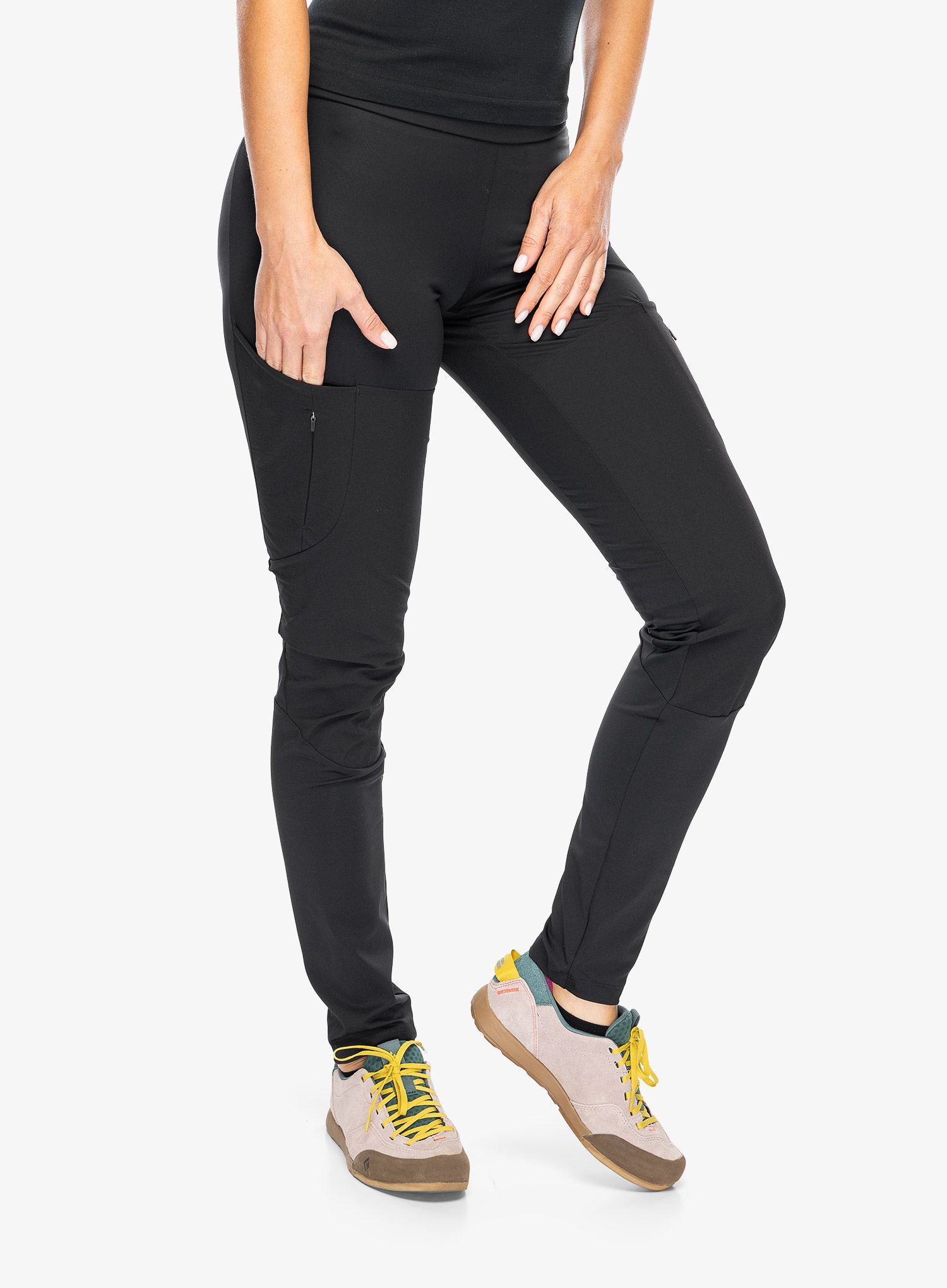 Легінси жіночі Odlo Ascent Tights  - black