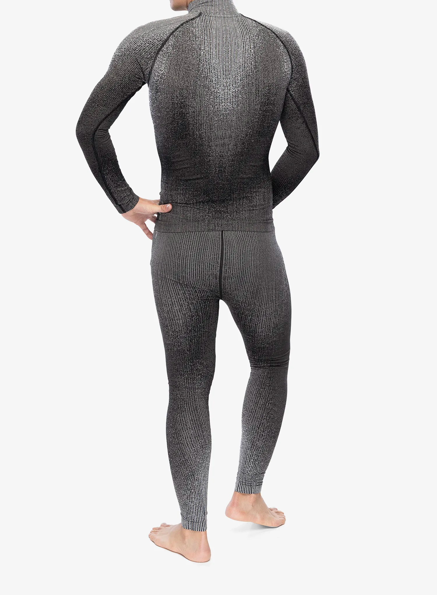 Термокофта Odlo Blackcomb Eco BL Top Turtle Neck LS Half Zip - black
