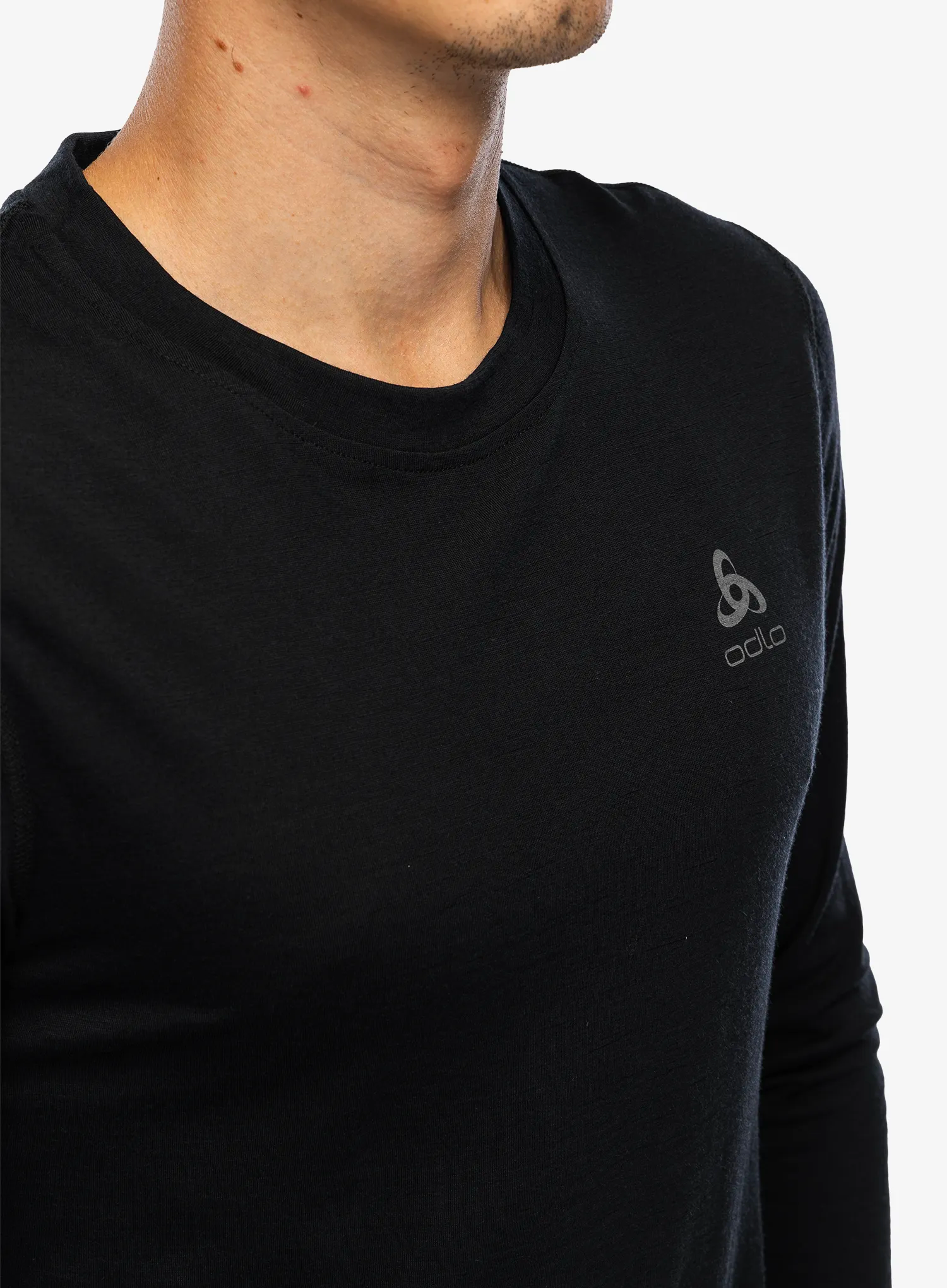 Термокофта Odlo Merino 160 BL Top Crew Neck LS - black