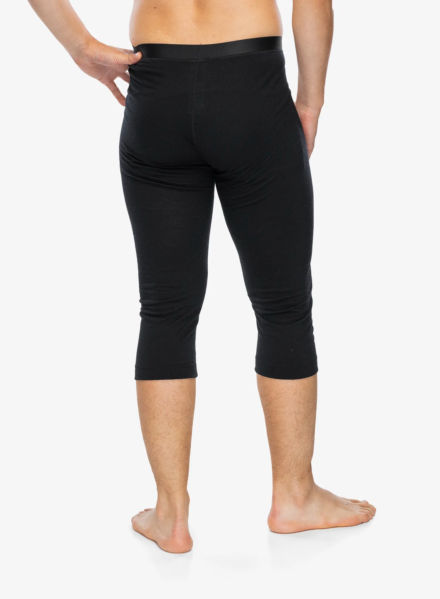 Термолегінси Odlo Merino 200 BL Bottom 3/4 - black