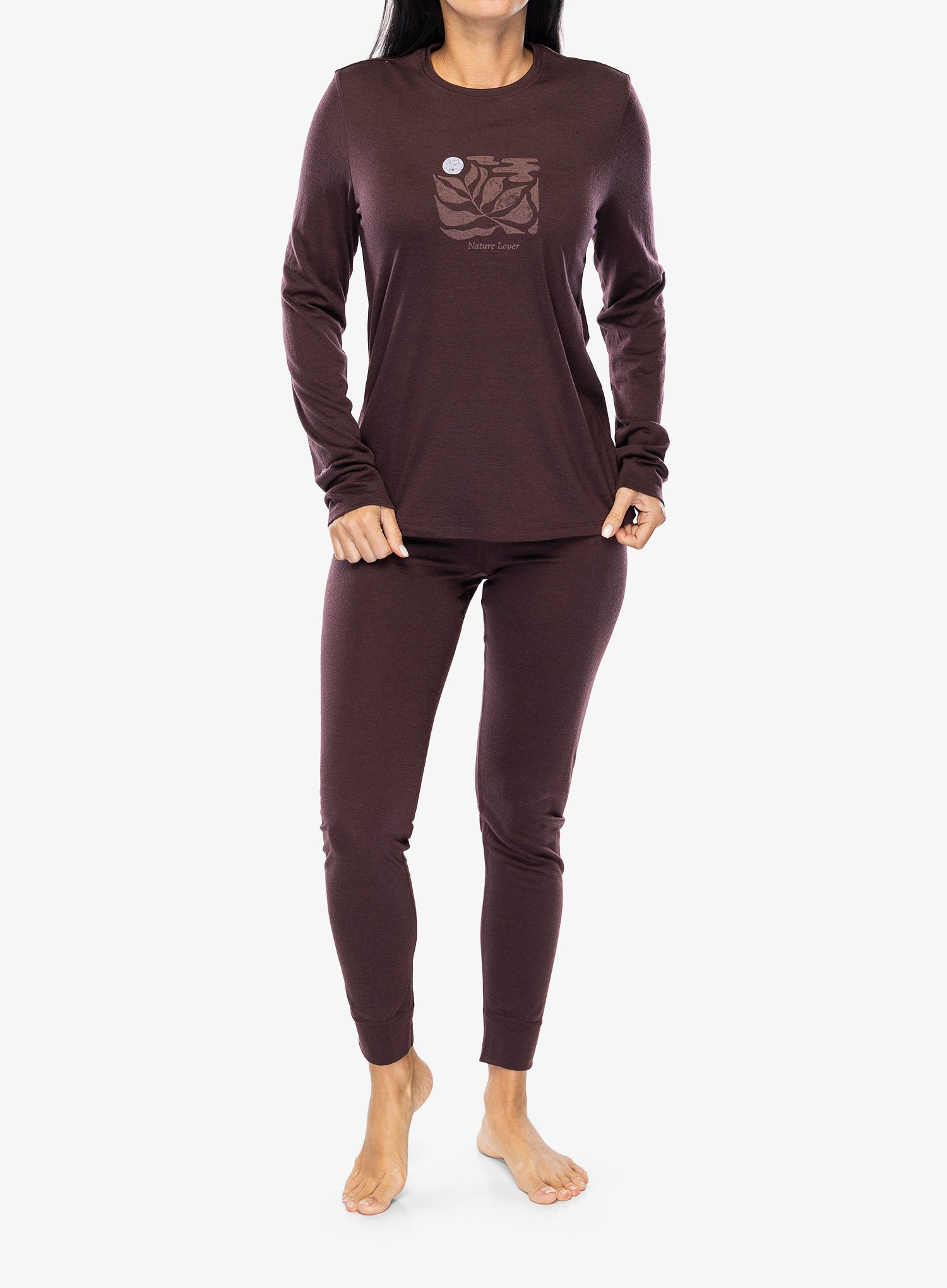 Термолосини жіночі Odlo Merino 200 BL Bottom Long - fudge