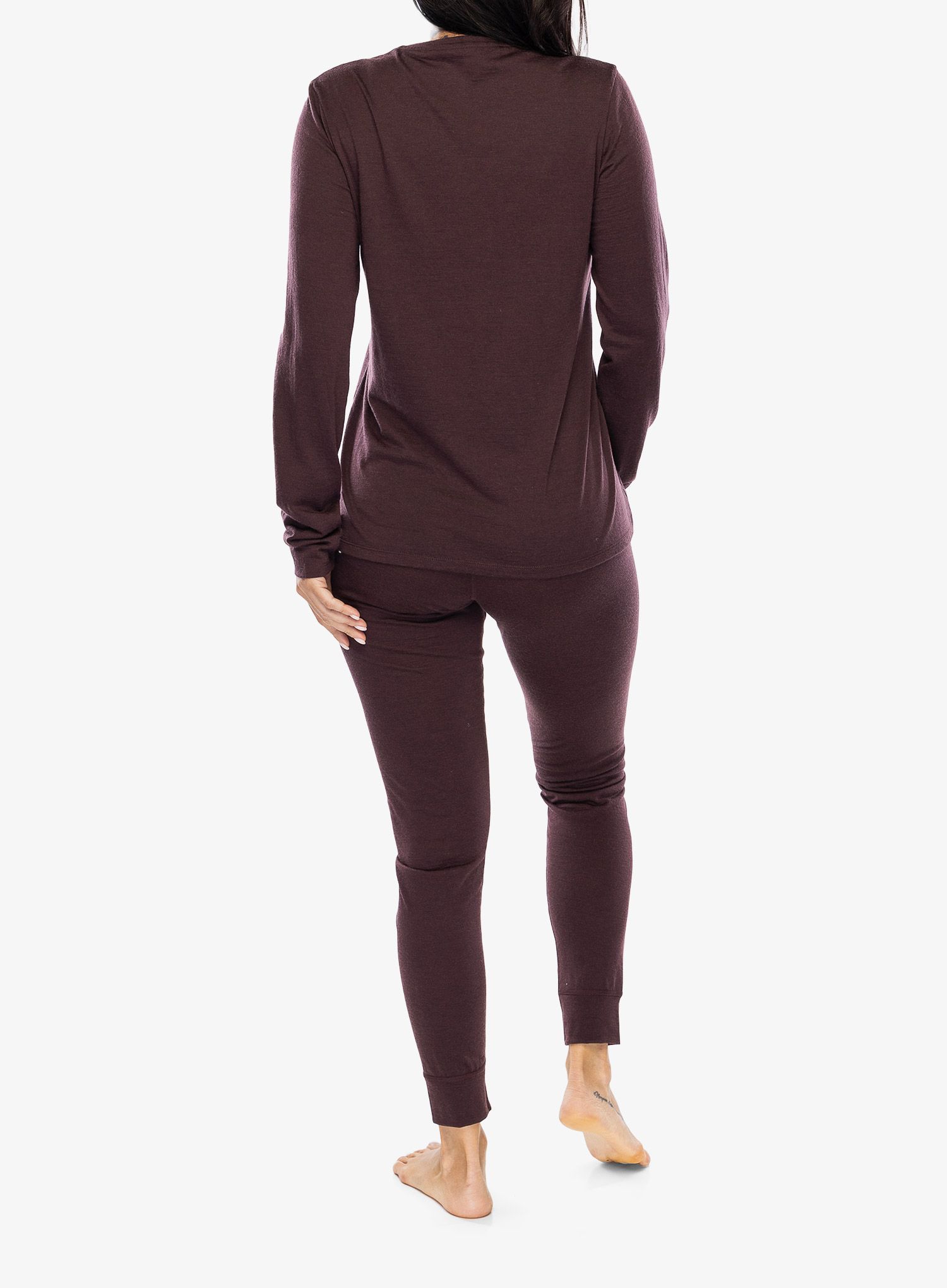 Термолосини жіночі Odlo Merino 200 BL Bottom Long - fudge