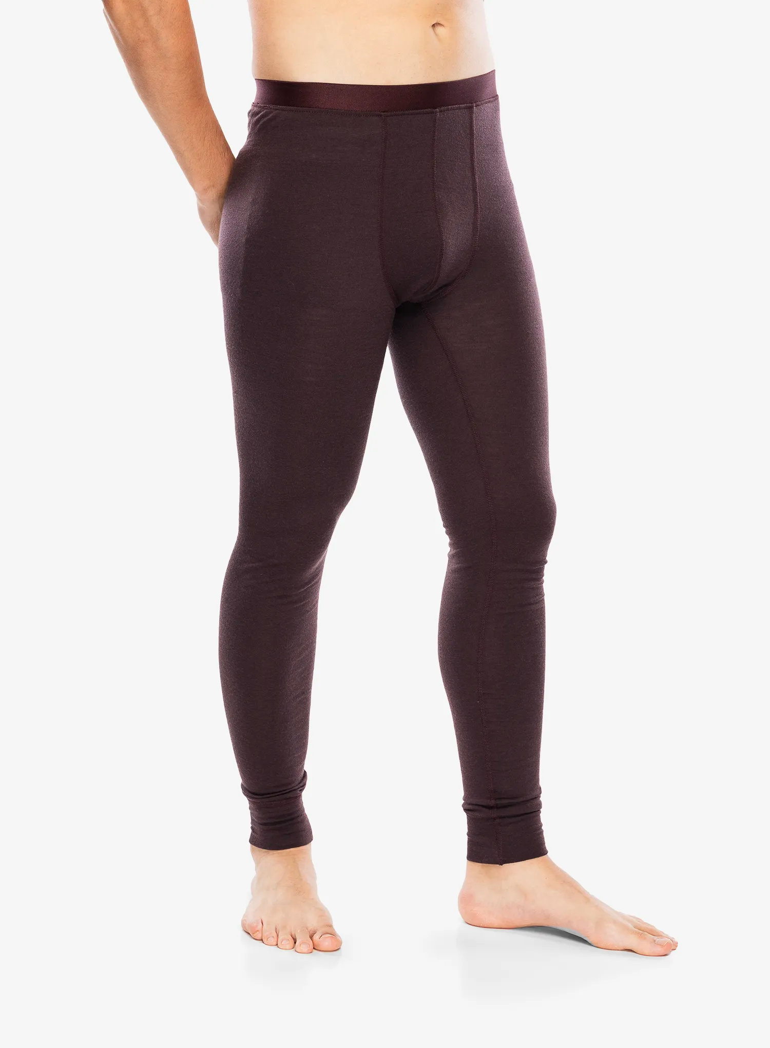 Термолегінси Odlo Merino 200 BL Bottom Long - fudge