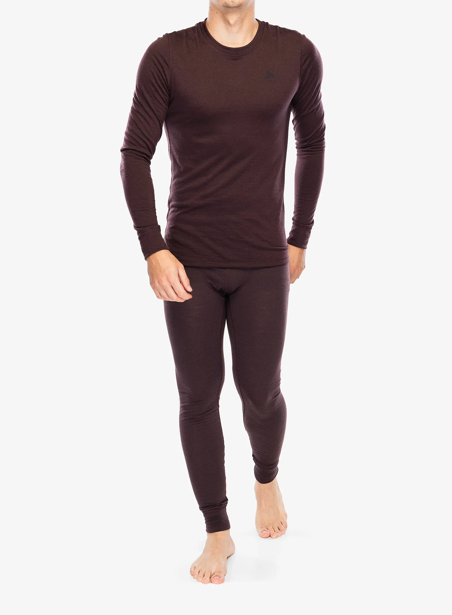 Термолегінси Odlo Merino 200 BL Bottom Long - fudge