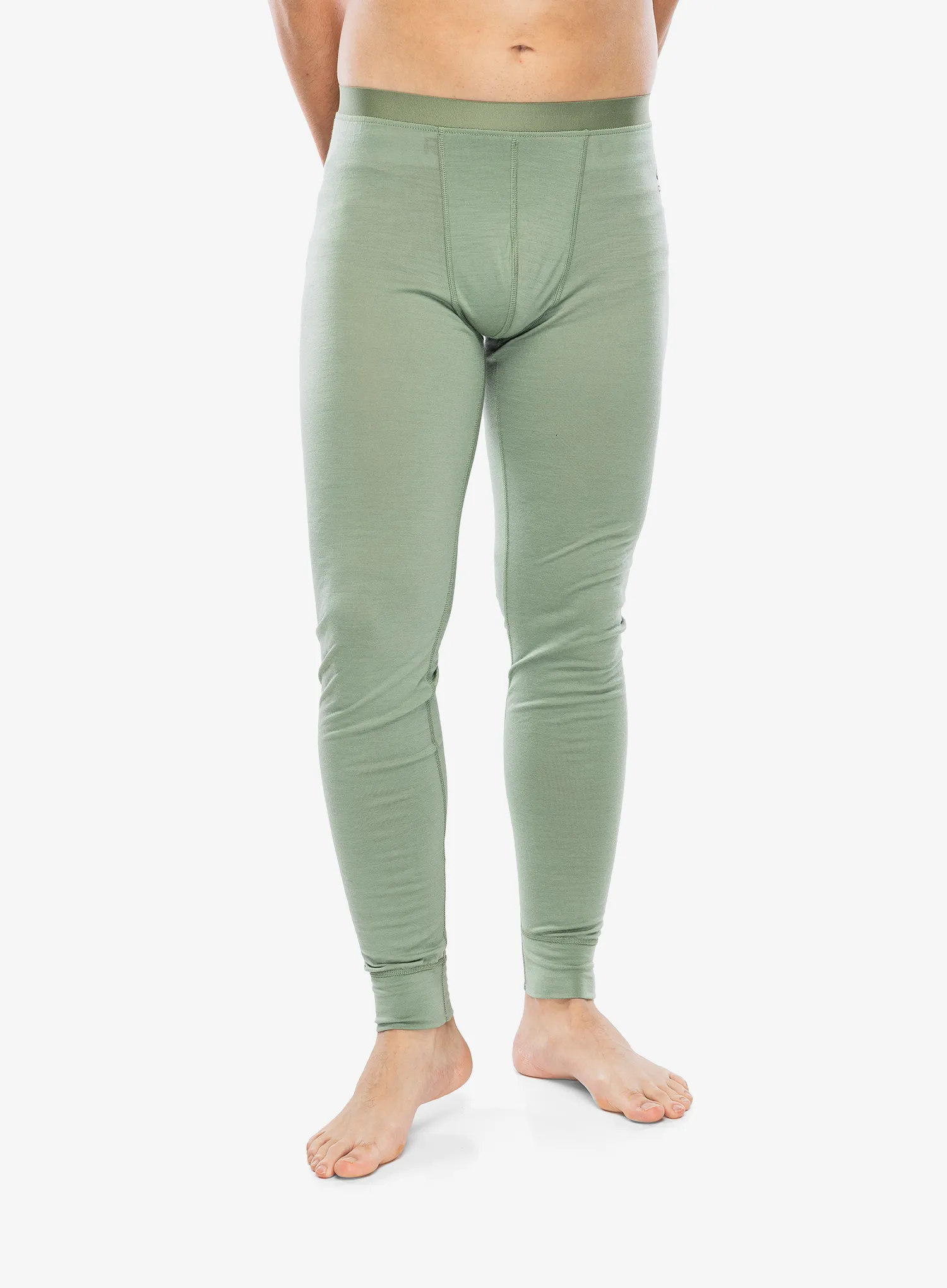 Термолегінси Odlo Merino 200 BL Bottom Long - matte green