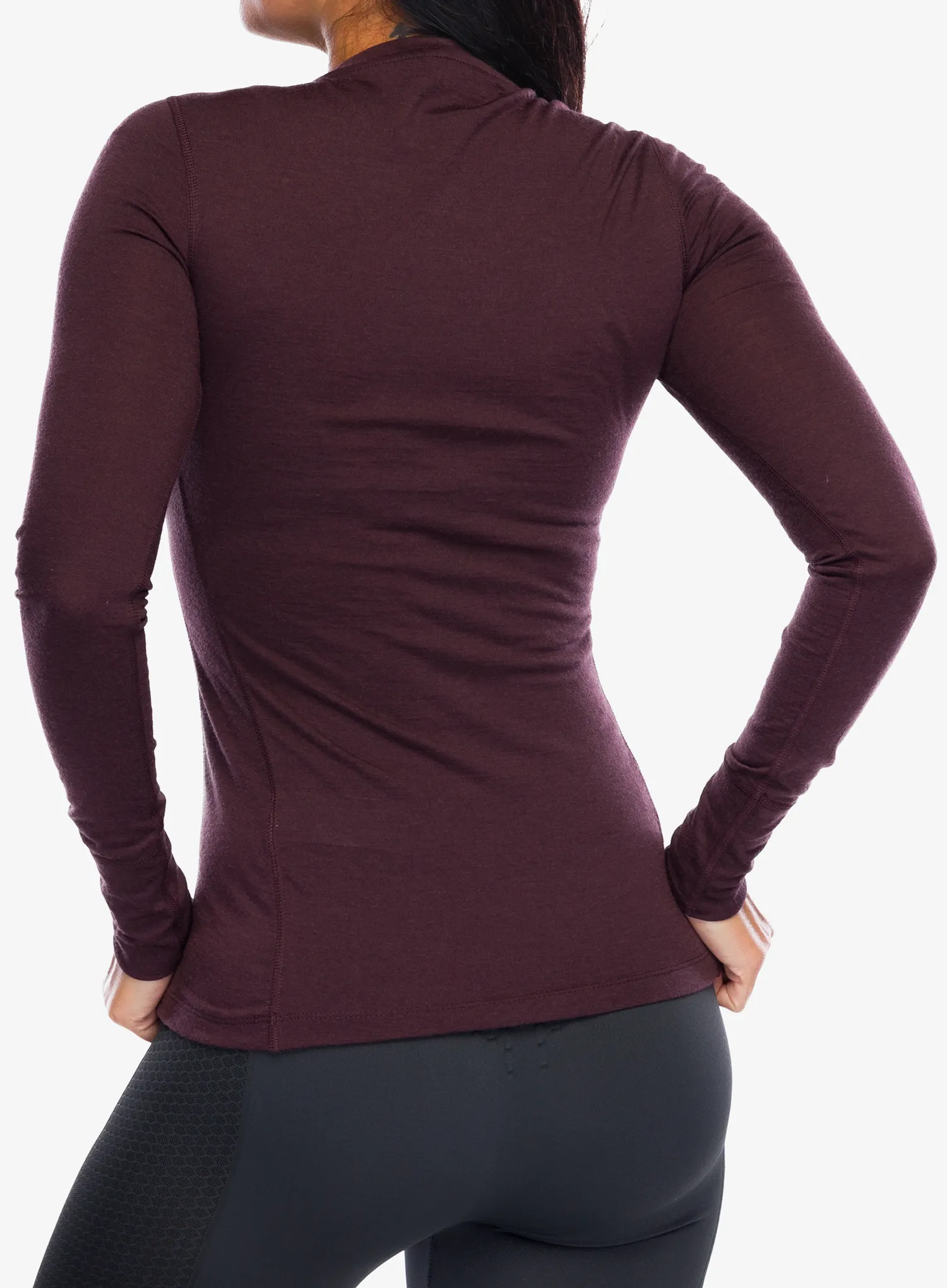Термокофта жіноча Odlo Merino 200 BL Top Crew Neck LS - fudge