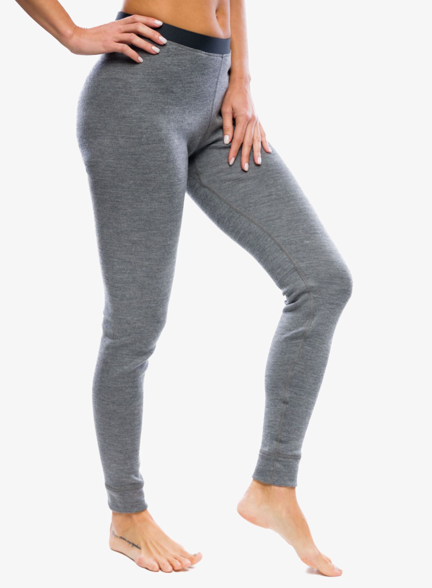 Термолегінси жіночі Odlo Merino 260 BL Bottom Long - steel grey melange