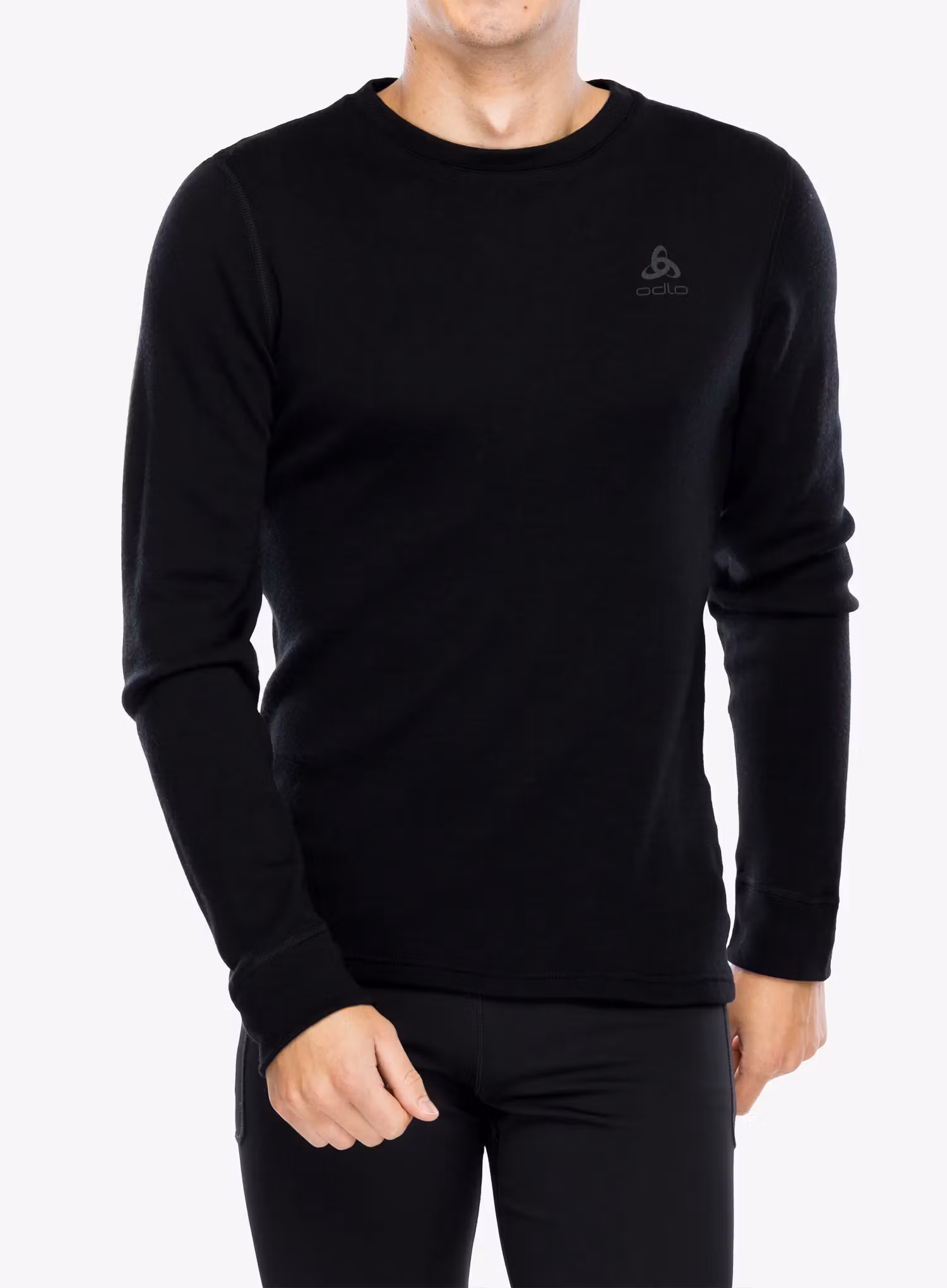 Термокофта Odlo Merino 260 BL Top Crew Neck LS - black