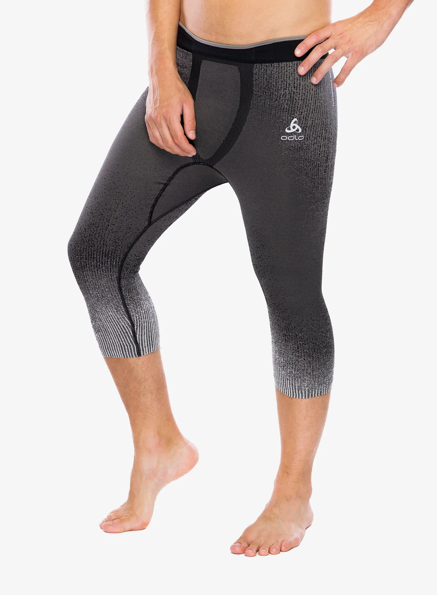 Термолегінси Odlo Performance Warm Blackcomb BL Bottom 3/4 - black