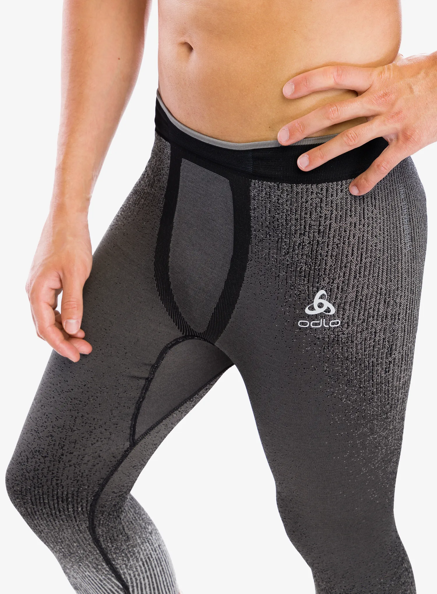 Термолегінси Odlo Performance Warm Blackcomb BL Bottom 3/4 - black
