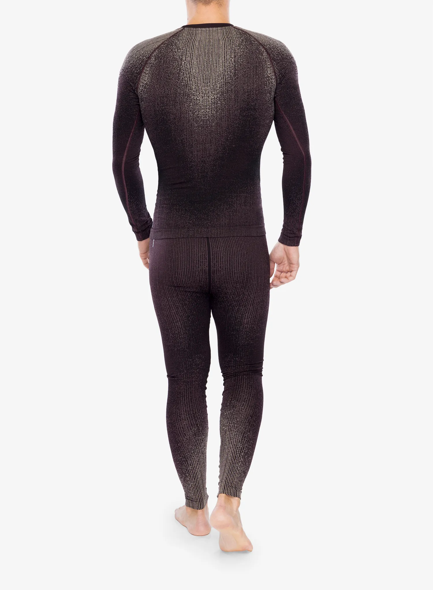 Термокофта Odlo Performance Warm Blackcomb BL Top Crew Neck LS - fudge