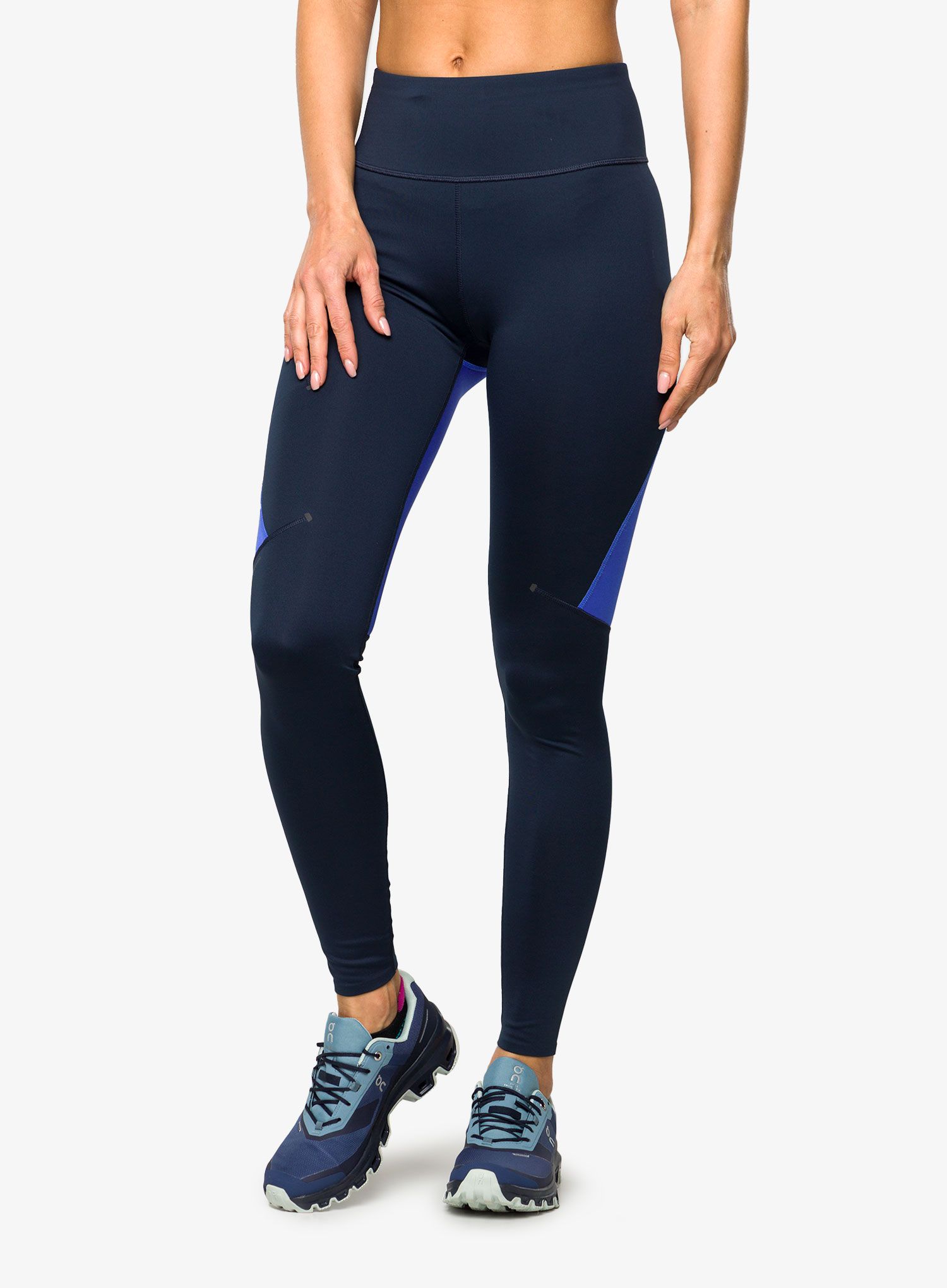 Штани для бігу жіночі On Performance Tights - navy/cobalt