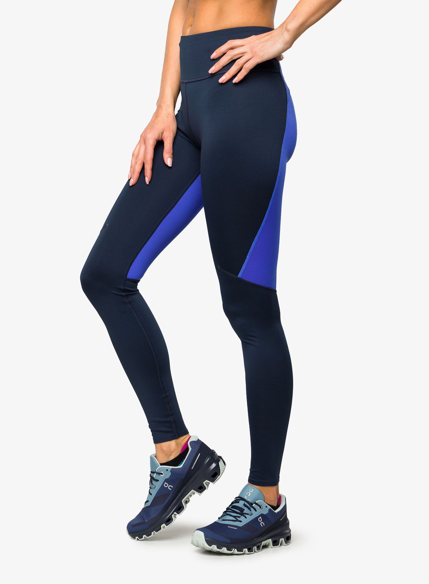 Штани для бігу жіночі On Performance Tights - navy/cobalt