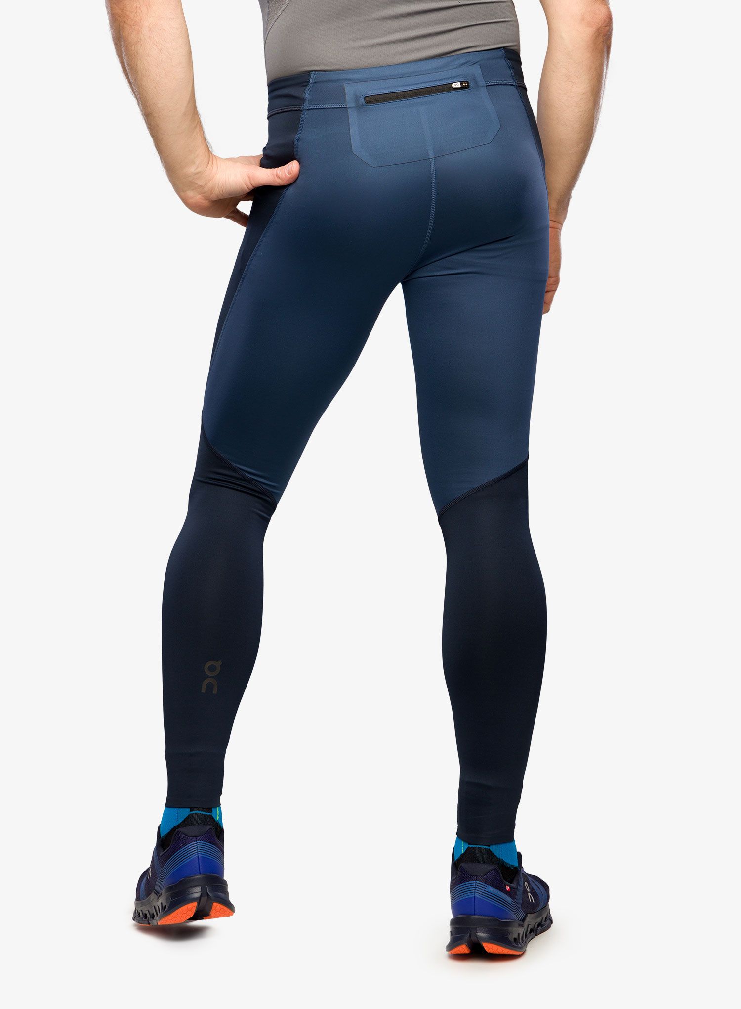 Легінси для бігу On Performance Tights - navy/denim