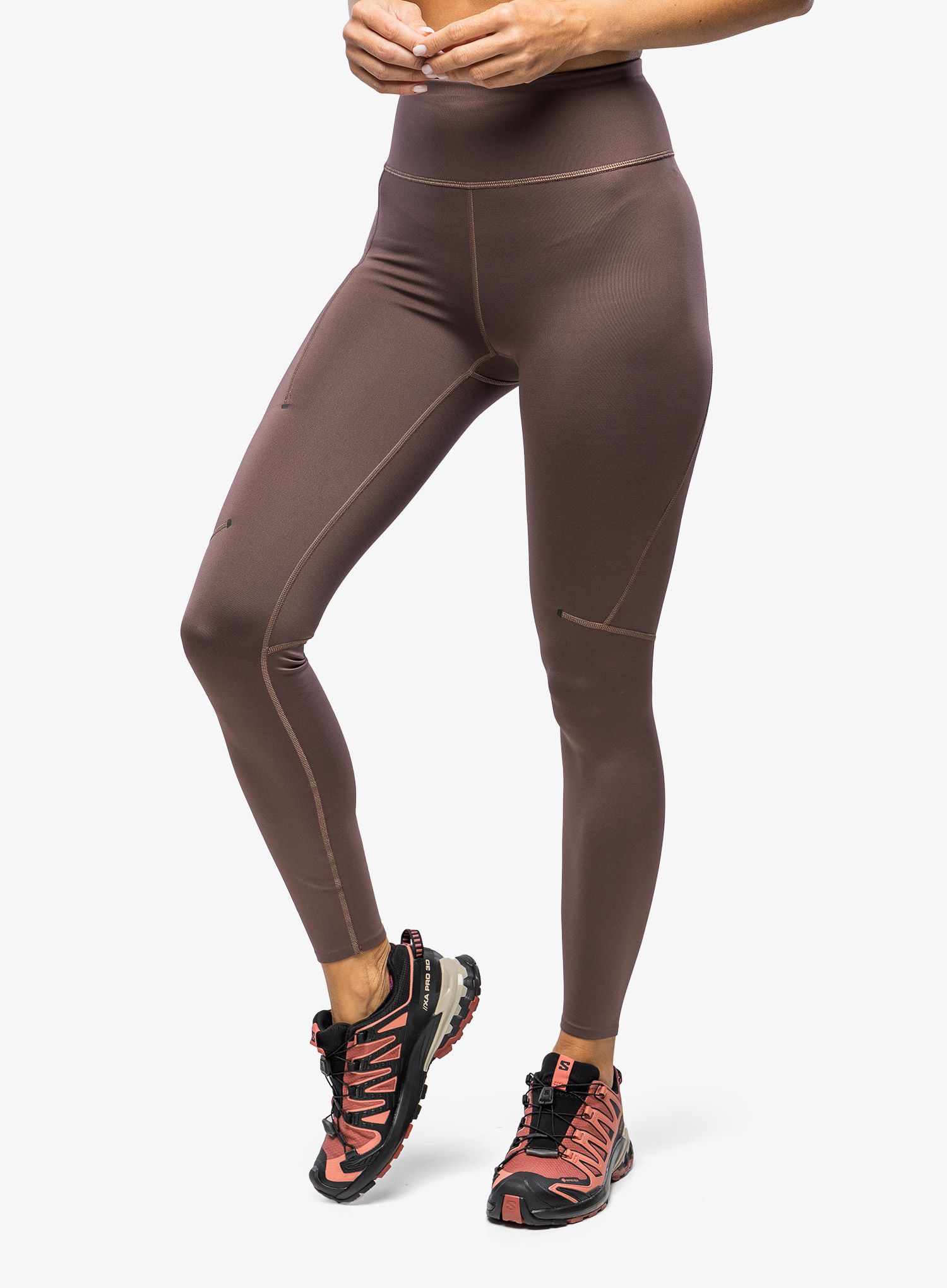 Штани для бігу жіночі On Performance Winter Tights - grape