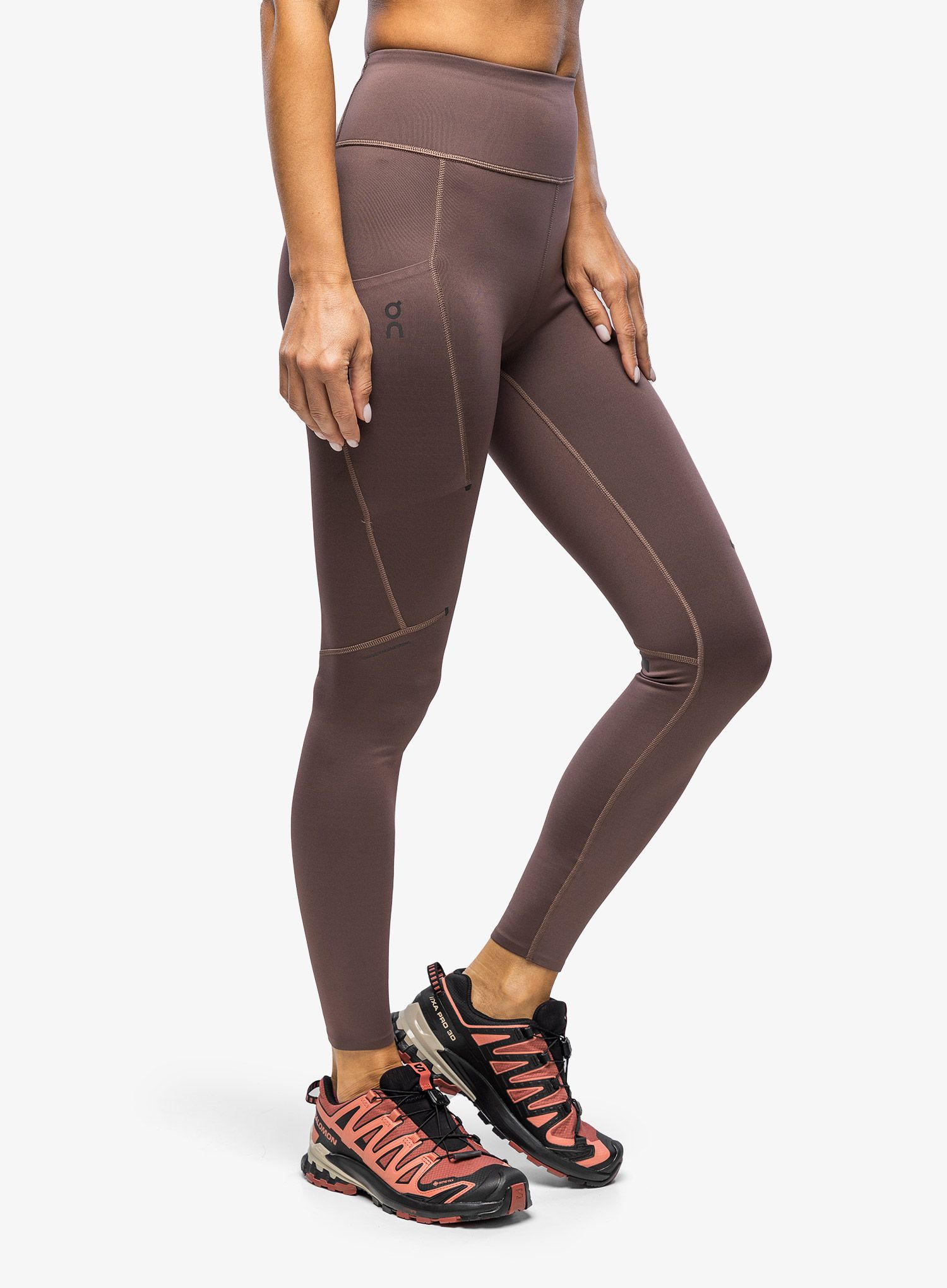 Штани для бігу жіночі On Performance Winter Tights - grape