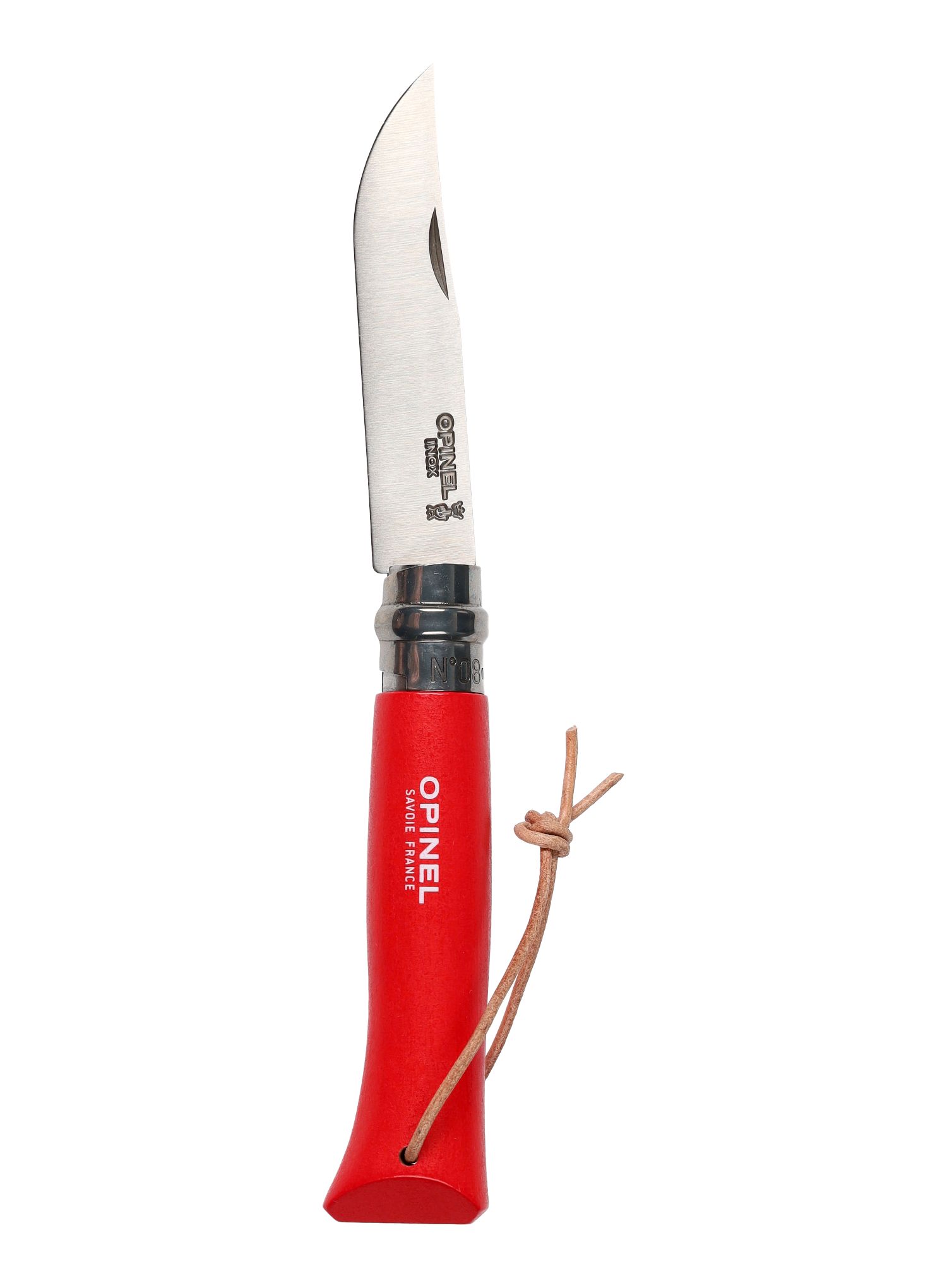 Ніж туристичний Opinel Inox Origins No.08 - red