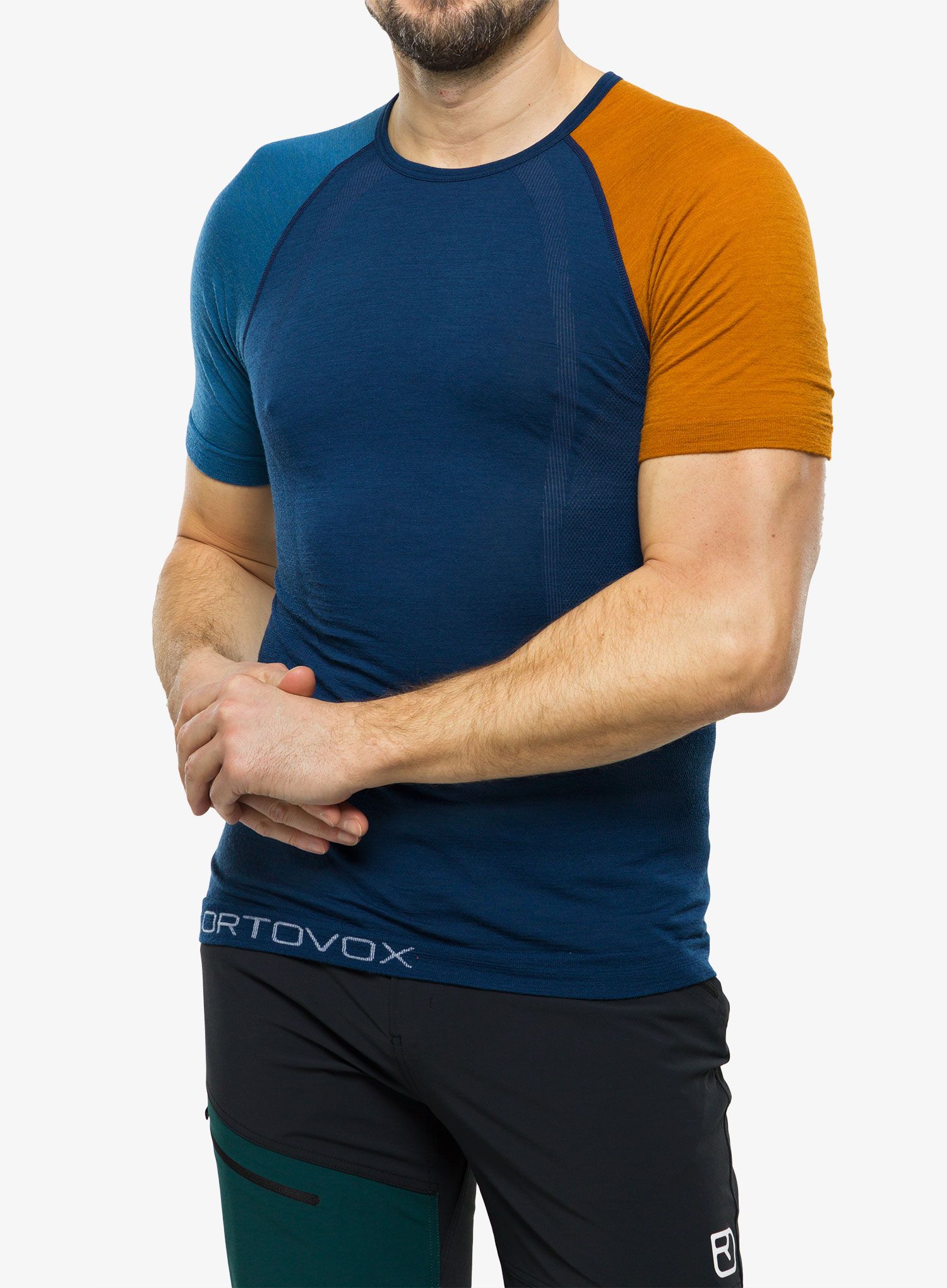 Термофутболка Ortovox 120 Comp Light Short Sleeve - petrol blue