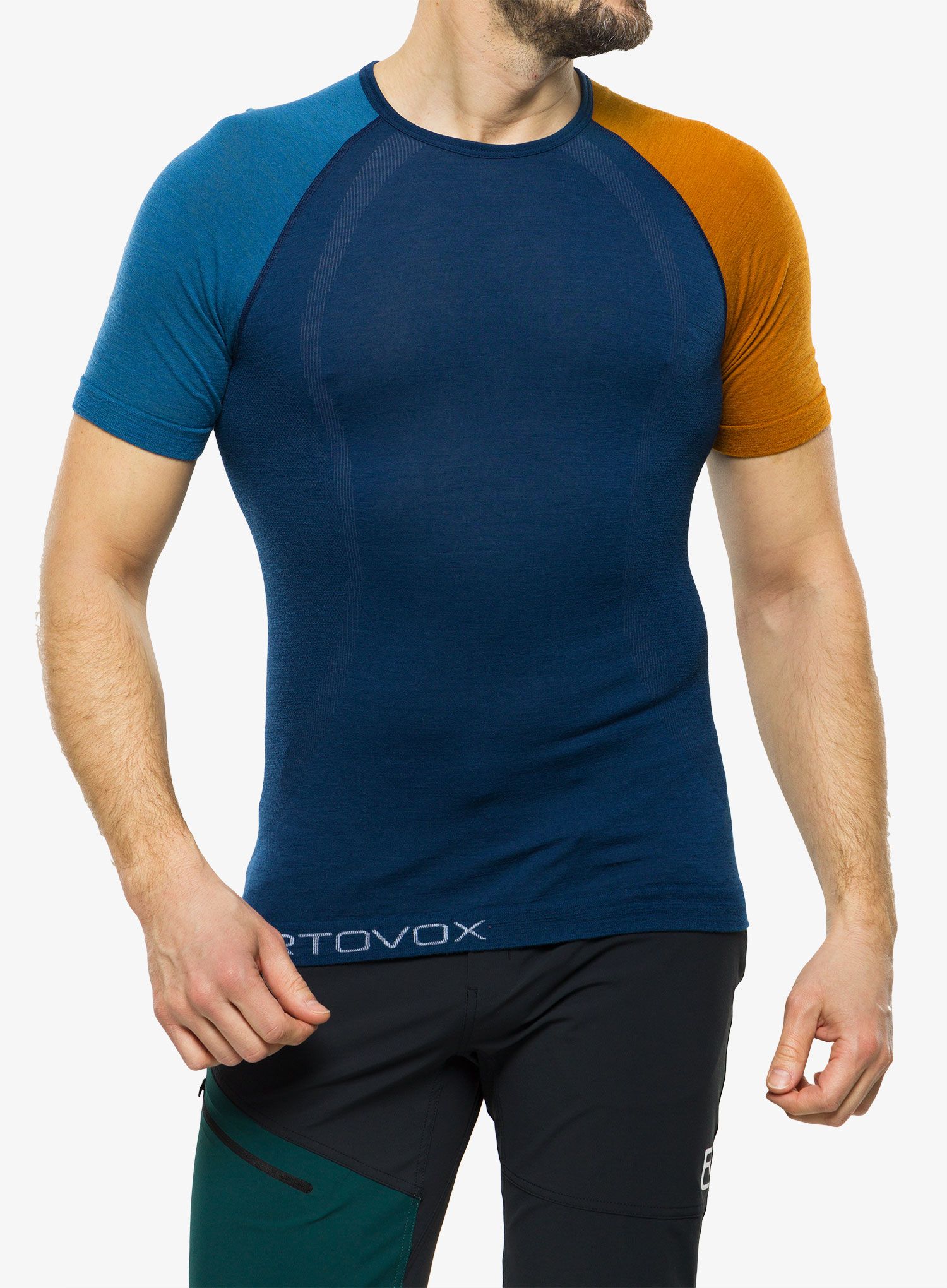 Термофутболка Ortovox 120 Comp Light Short Sleeve - petrol blue