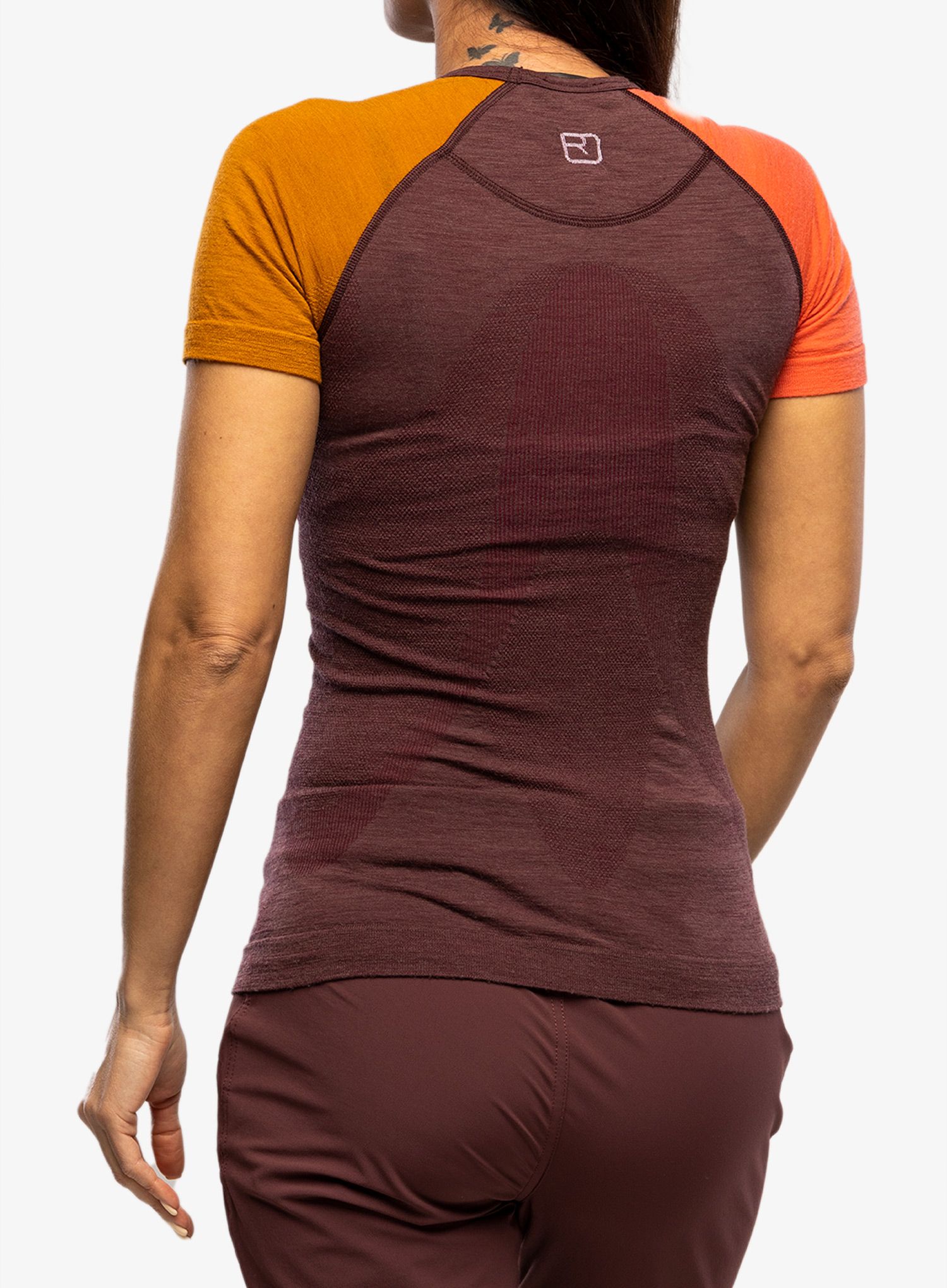 Термофутболка жіноча Ortovox 120 Comp Light Short Sleeve - winetasting