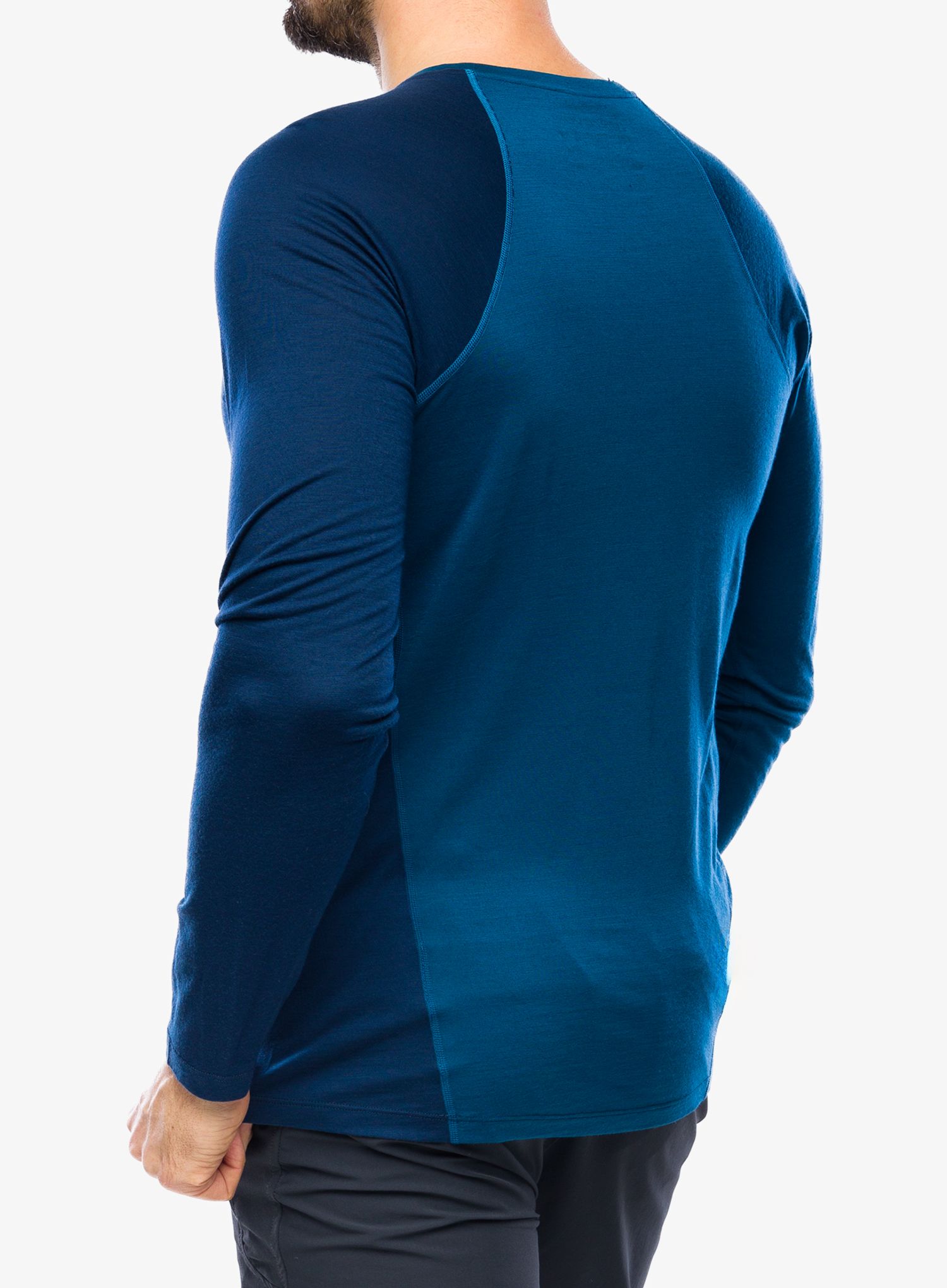 Футболка з довгими рукавами Ortovox 120 Cool Tec Fast Upward LS - deep ocean