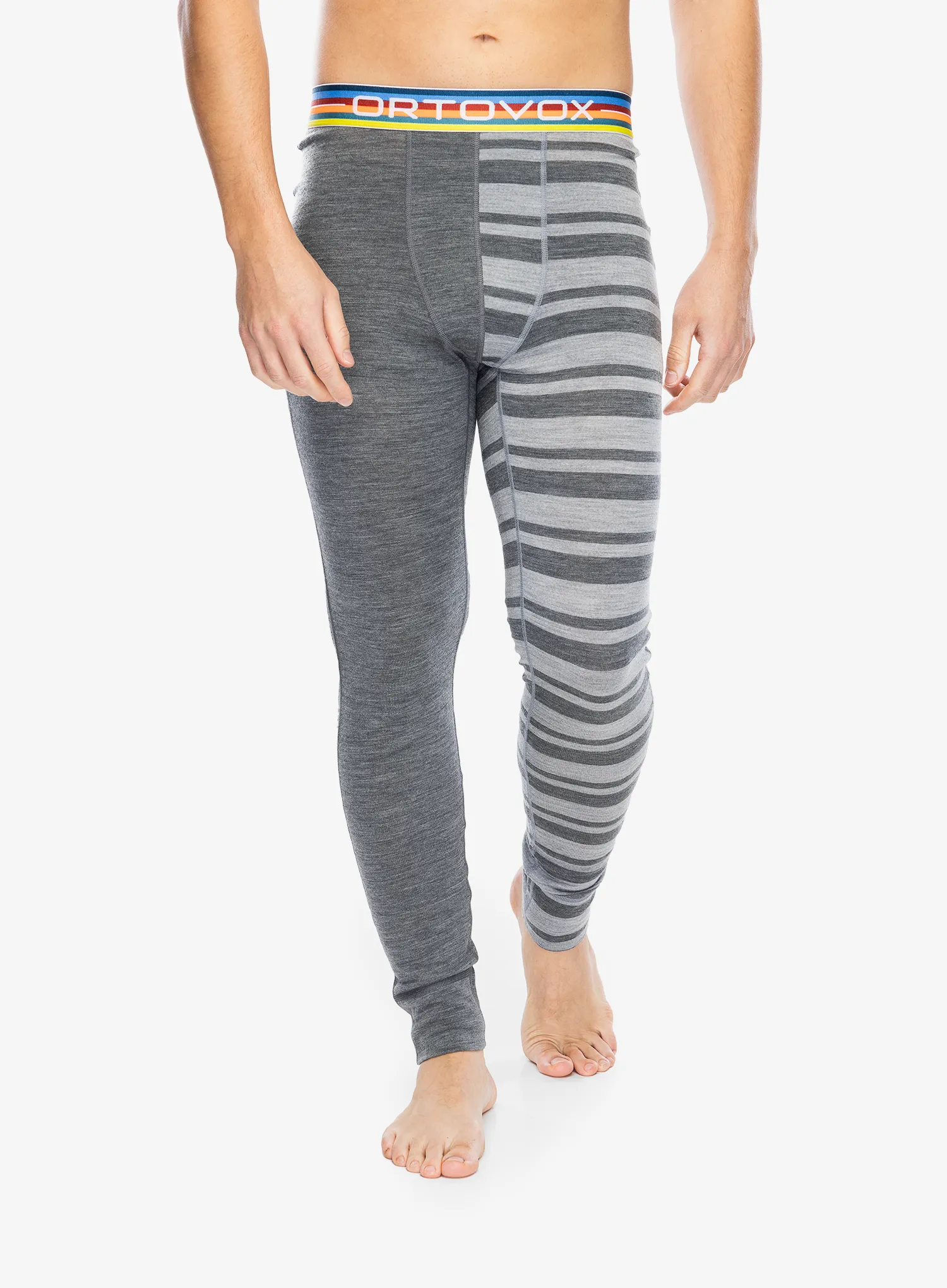 Термолегінси Ortovox 185 Rock N Wool Long Pants - grey blend