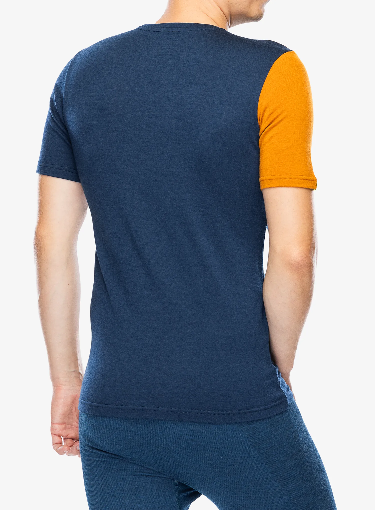 Термофутболка Ortovox 185 Rock N Wool Short Sleeve - deep ocean