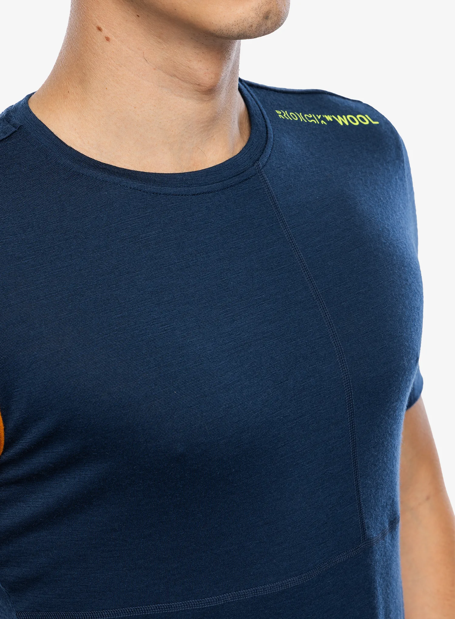 Термофутболка Ortovox 185 Rock N Wool Short Sleeve - deep ocean