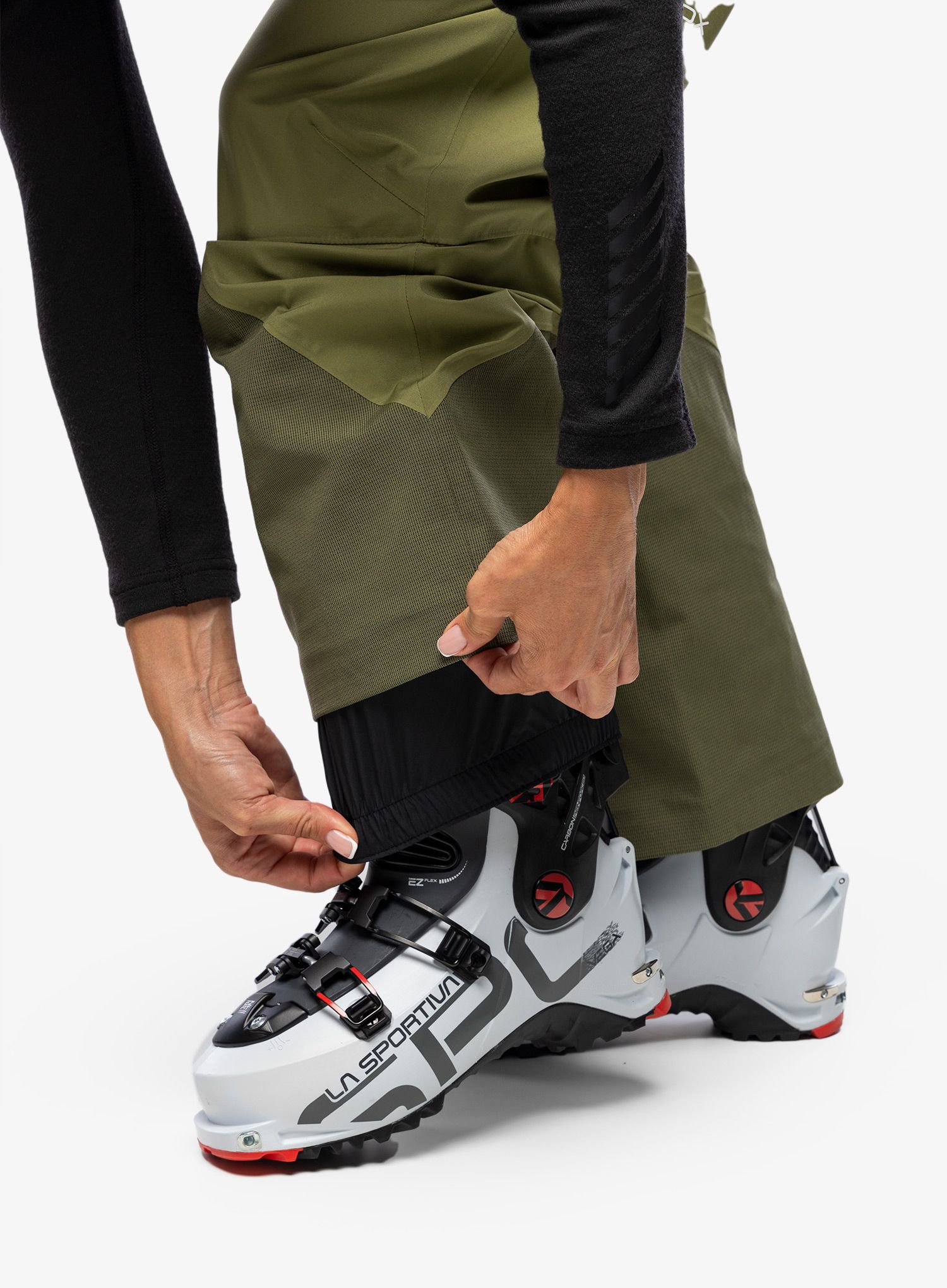 Штани жіночі Ortovox 3L Deep Shell Bib Pants - wild herbs