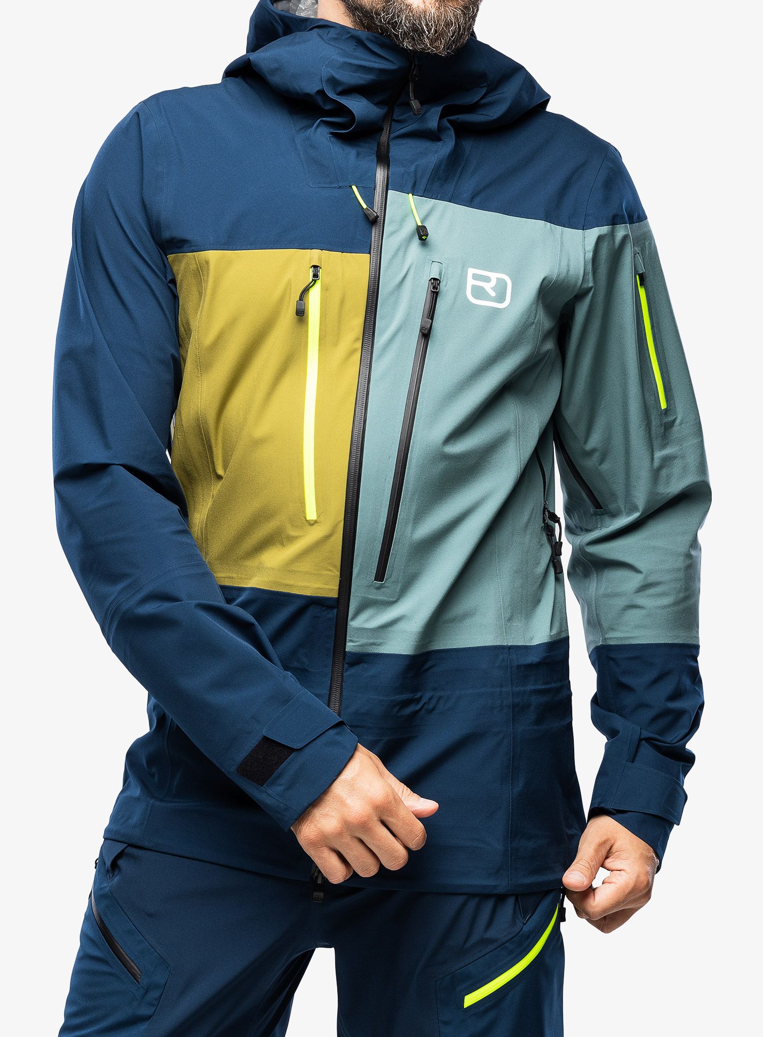 Куртка в гори Ortovox 3L Deep Shell Jacket - deep ocean