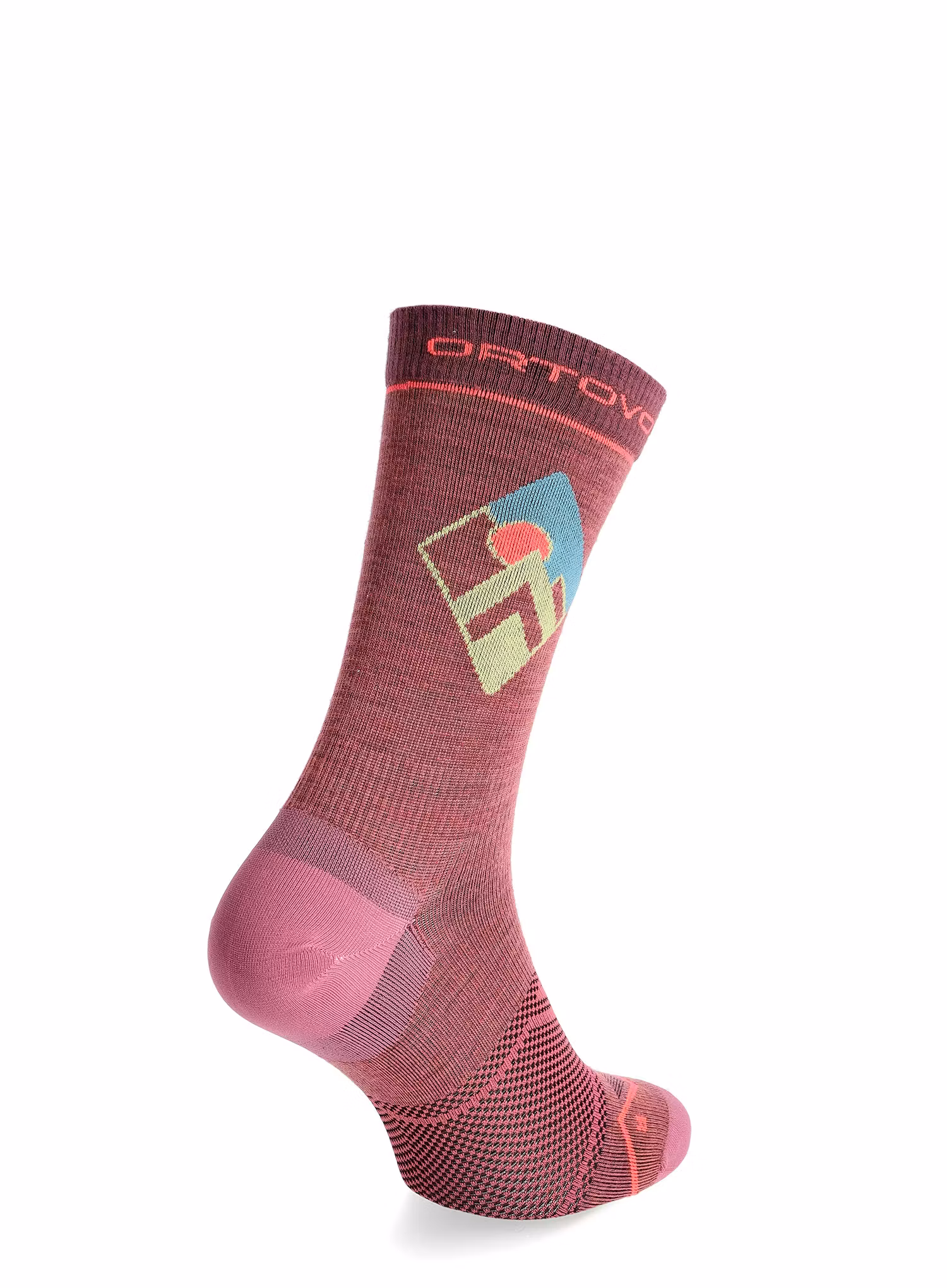 Шкарпетки трекінгові жіночі Ortovox Alpine Light Comp Mid Socks - wild rose
