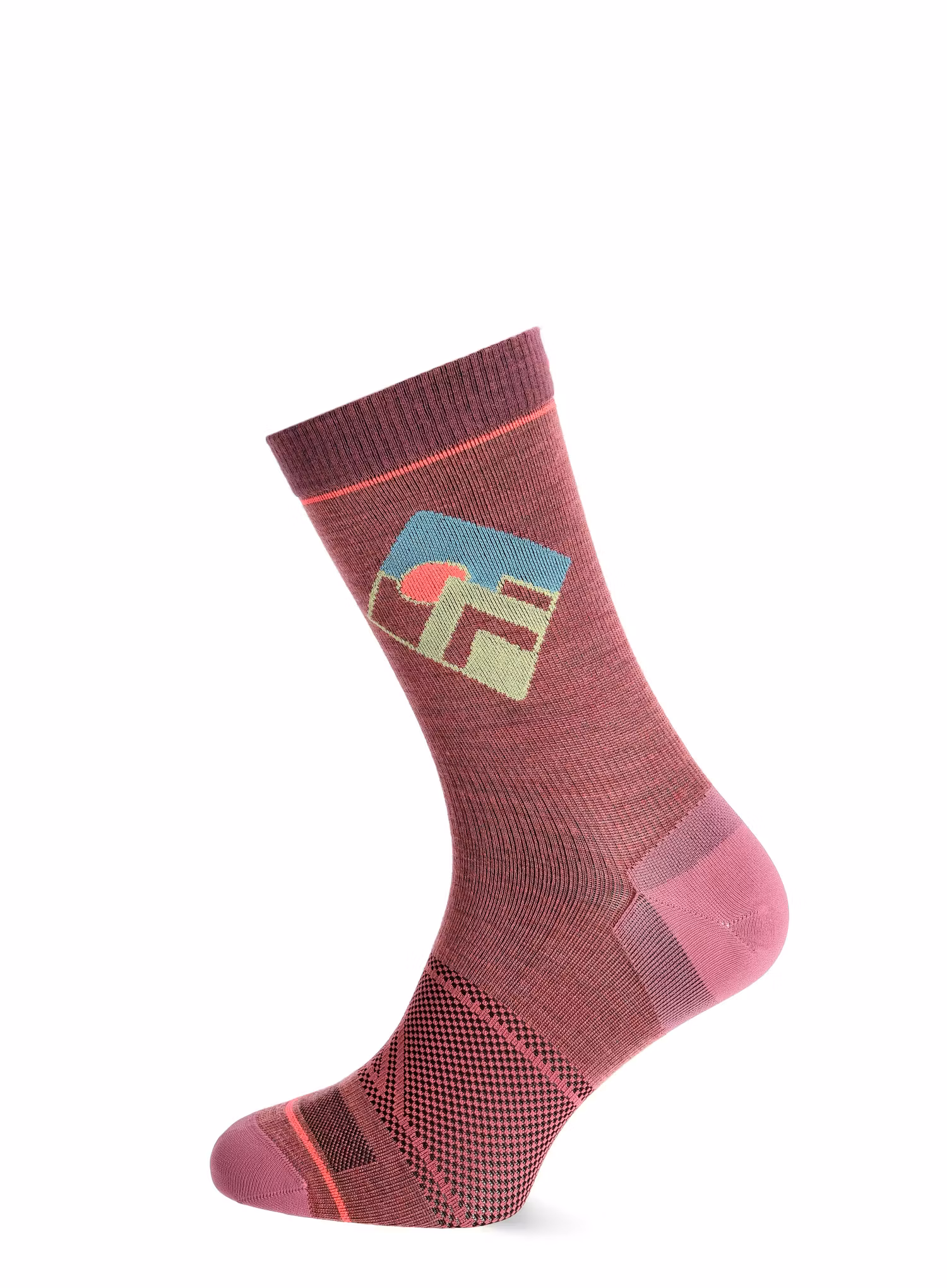 Шкарпетки трекінгові жіночі Ortovox Alpine Light Comp Mid Socks - wild rose