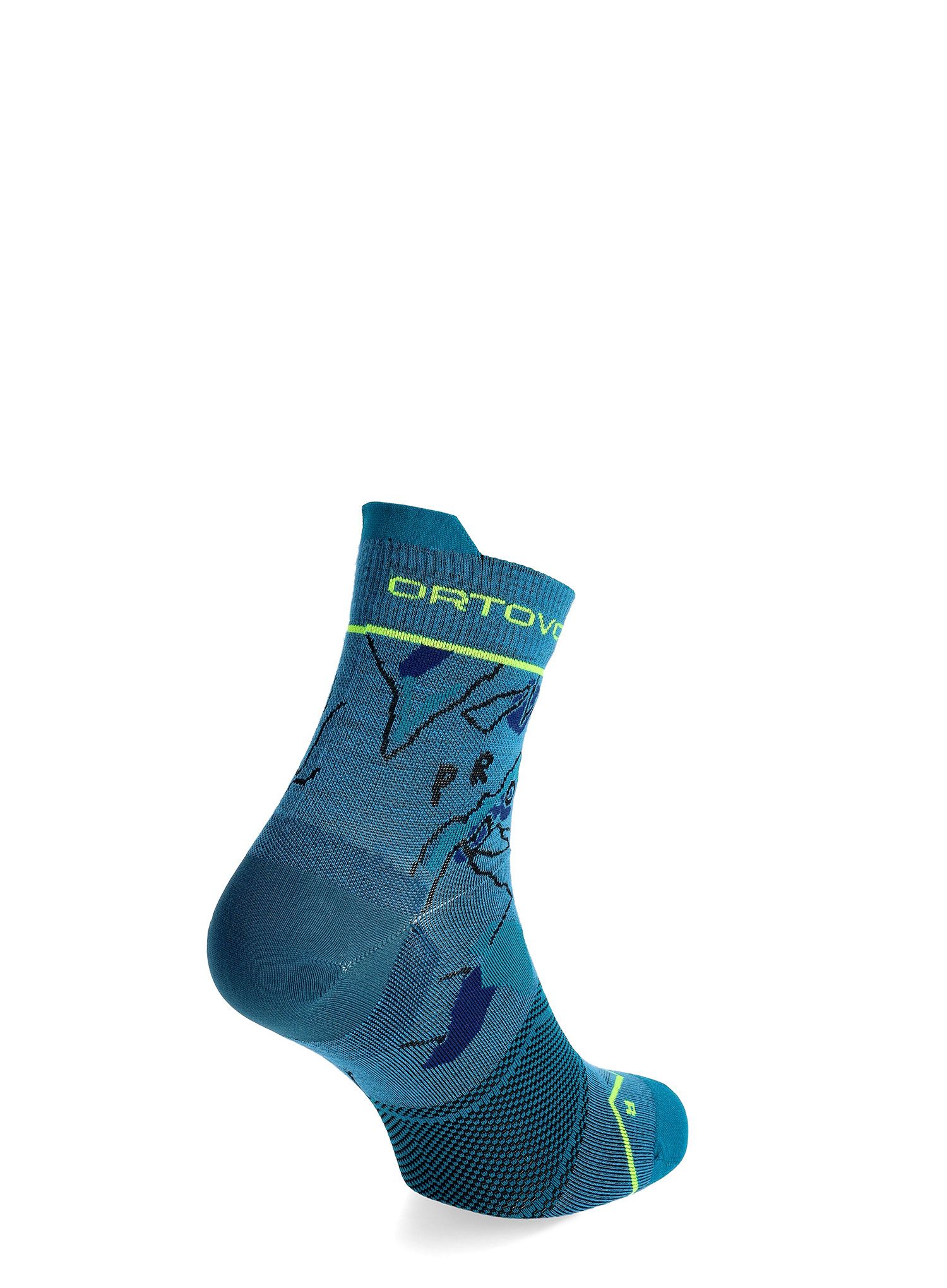 Шкарпетки з мериноса Ortovox Alpine Light Quarter Socks - mountain blue